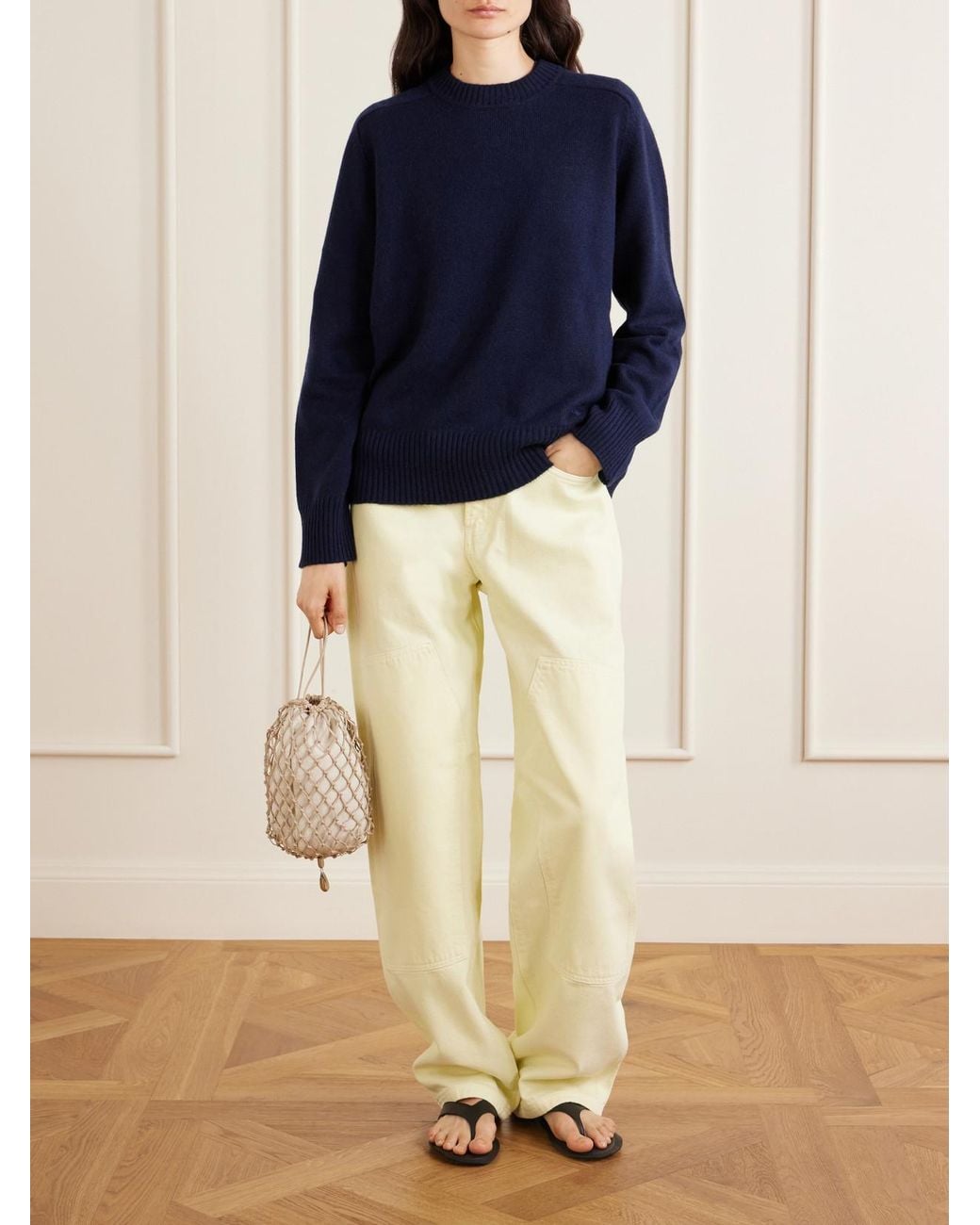 Loulou de Saison Blue Baltra Cashmere Sweater