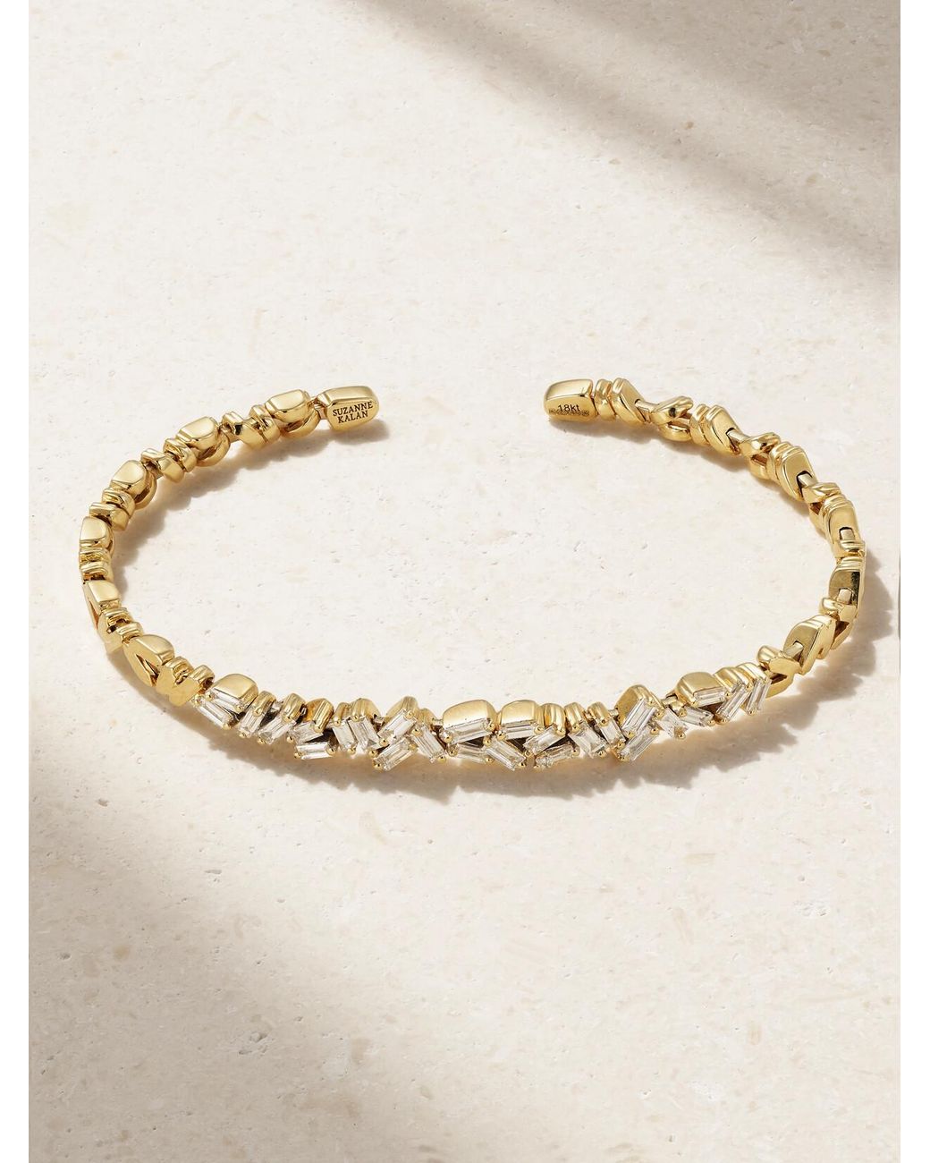 Suzanne Kalan Natural 18-Karat Diamond Cuff