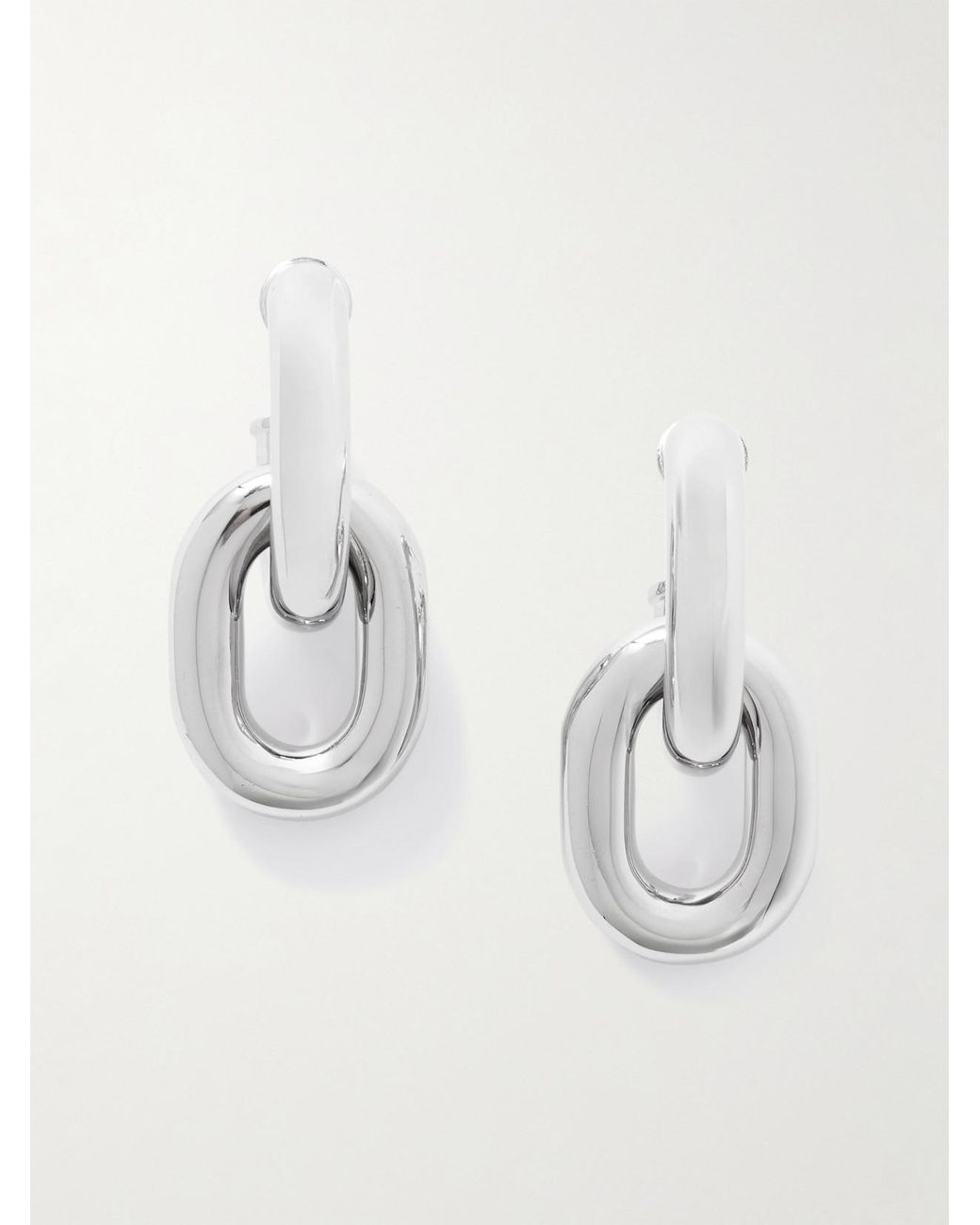 Rabanne Metallic Xl Link-Tone Earrings