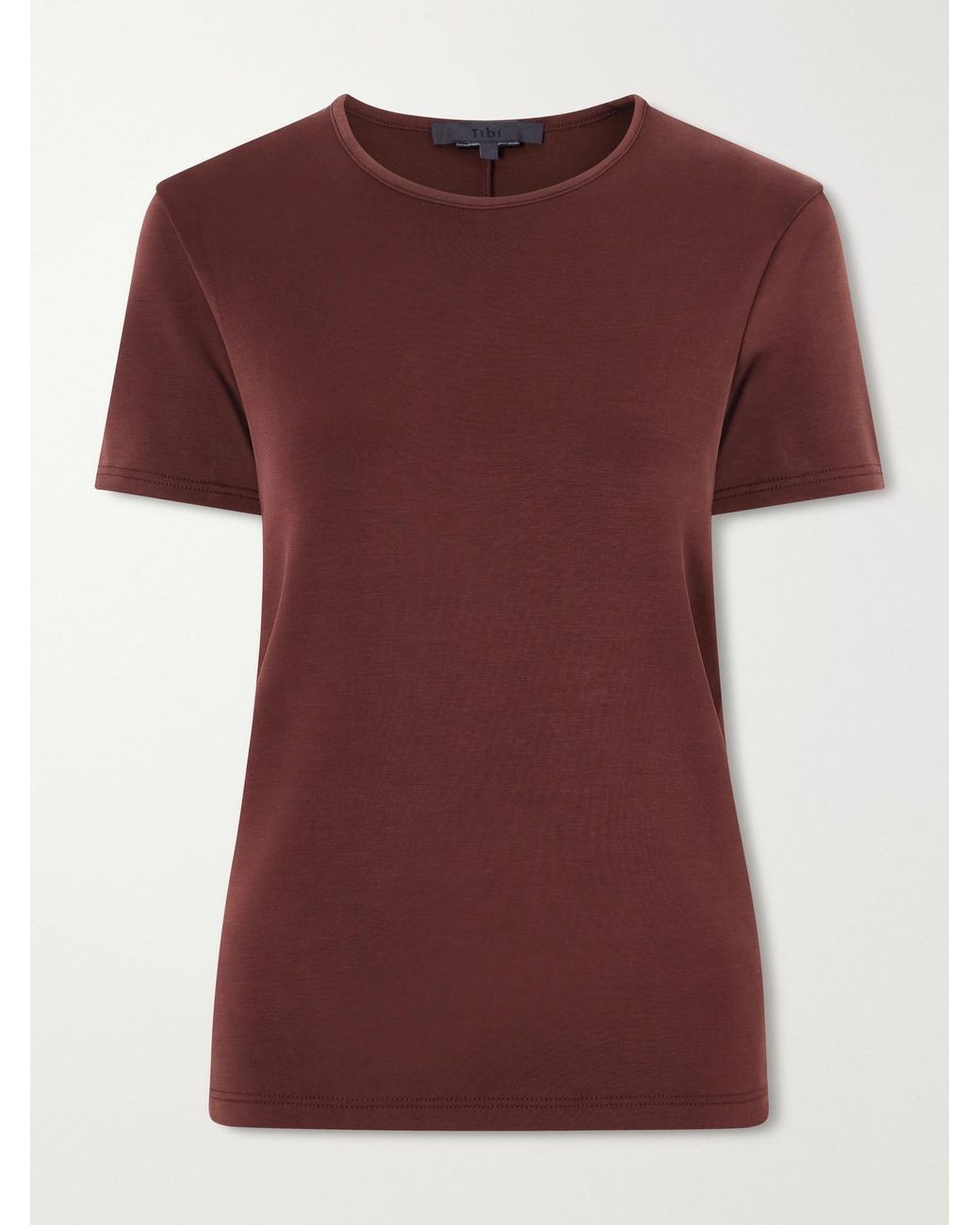 Tibi Red Jersey T-Shirt