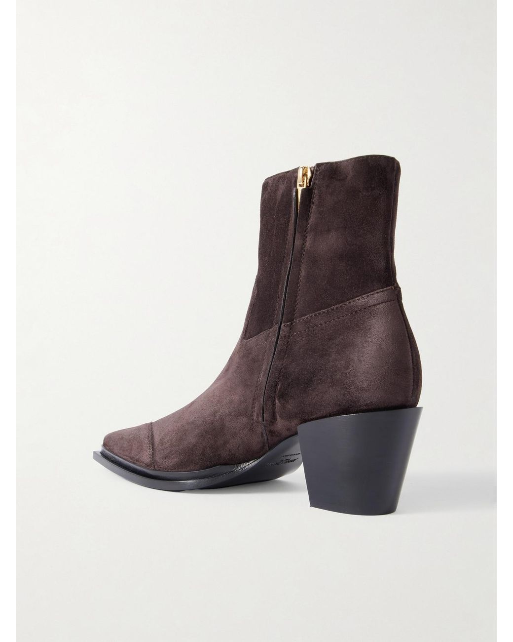 Jimmy Choo Black Cece 60 Suede Ankle Boots