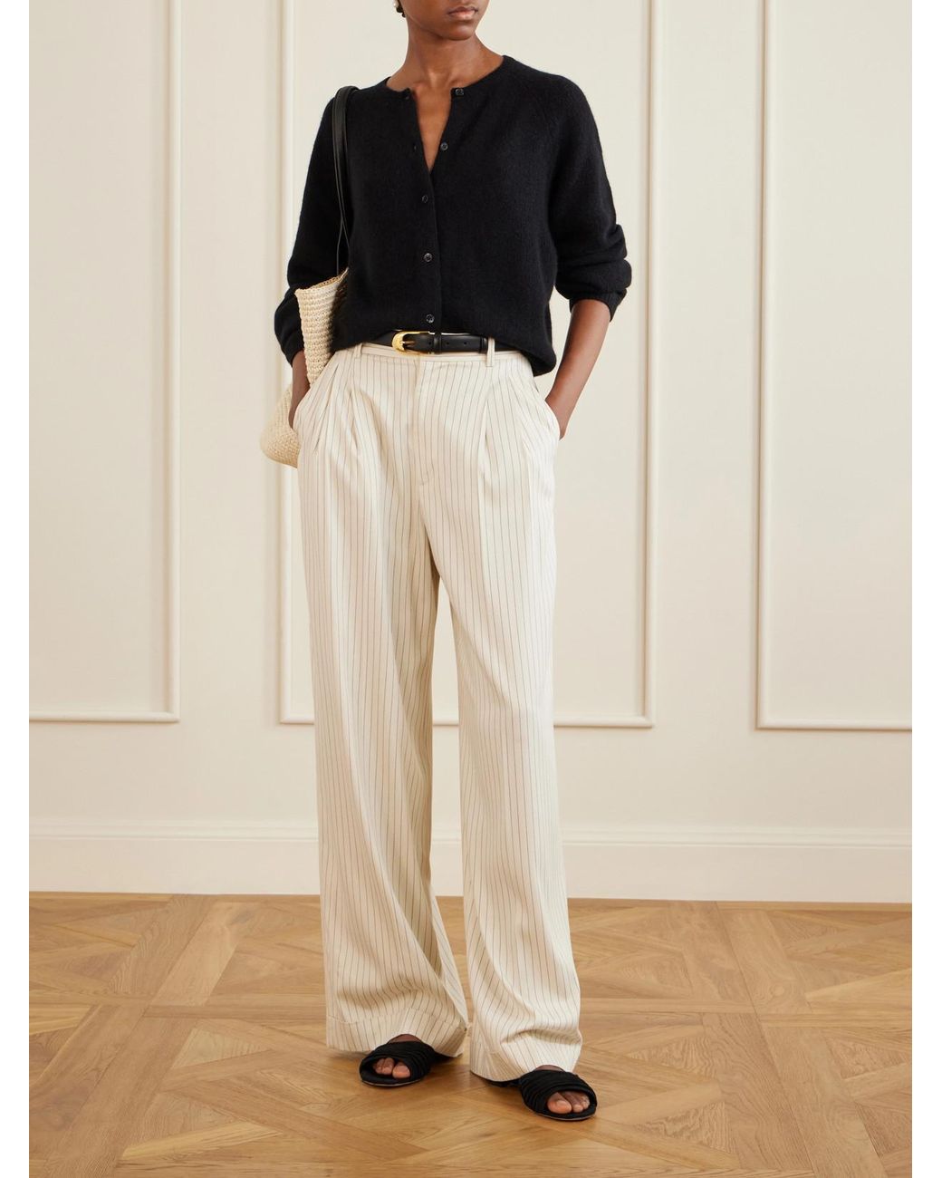 Doen Black Peroline Cashmere Cardigan