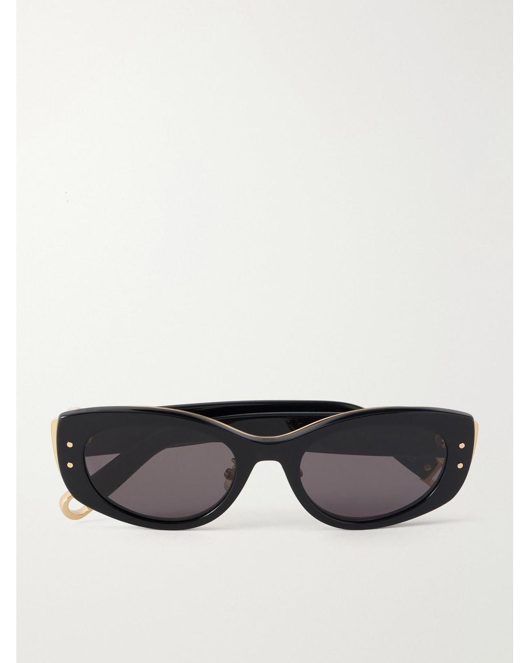Dior Black New Dior R1U Oval-Frame Acetate Sunglasses