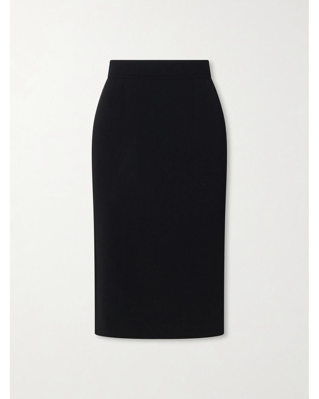 Tom Ford Black Crepe Knee-Length Skirt