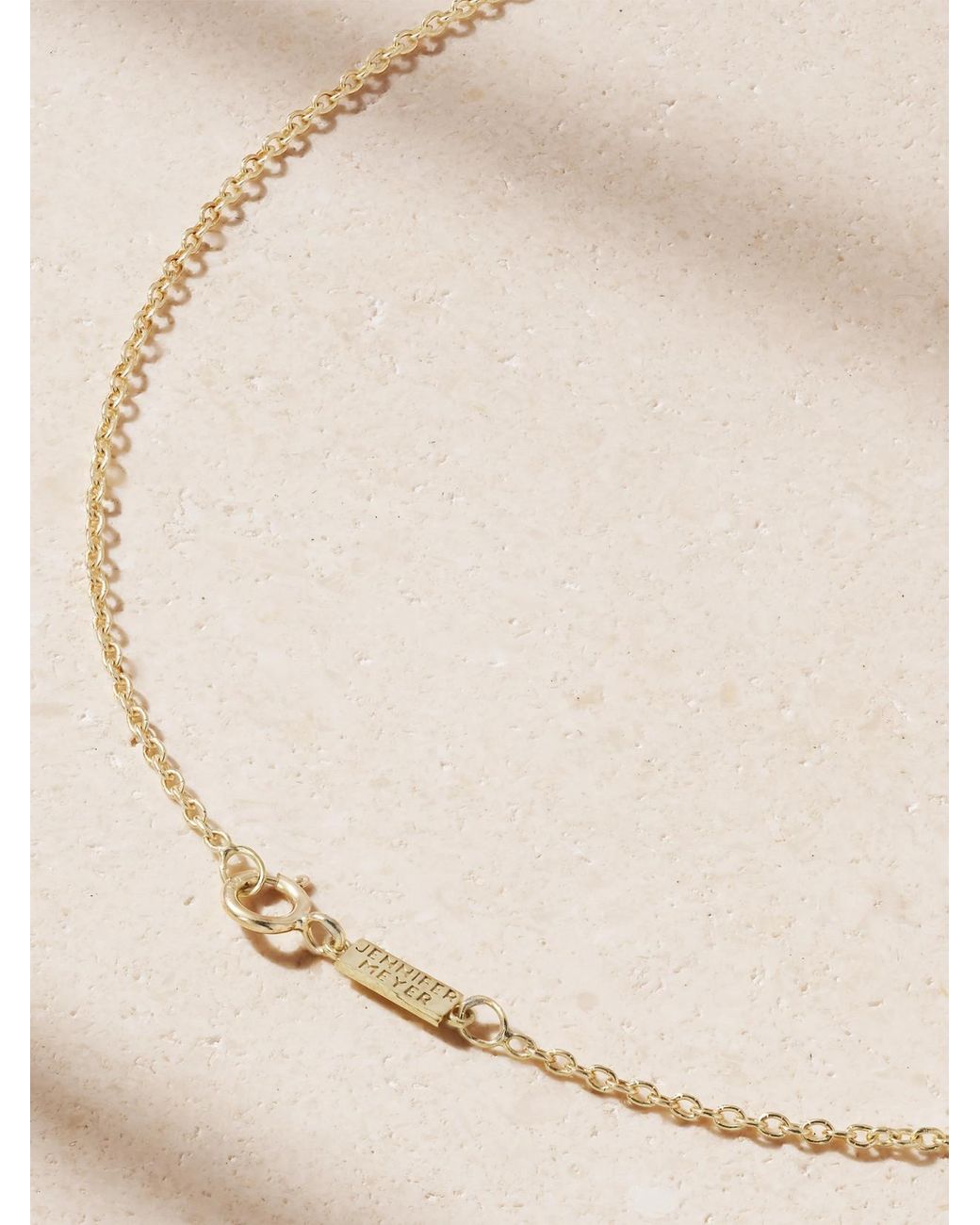 Jennifer Meyer Natural 18-Karat Multi-Stone Necklace