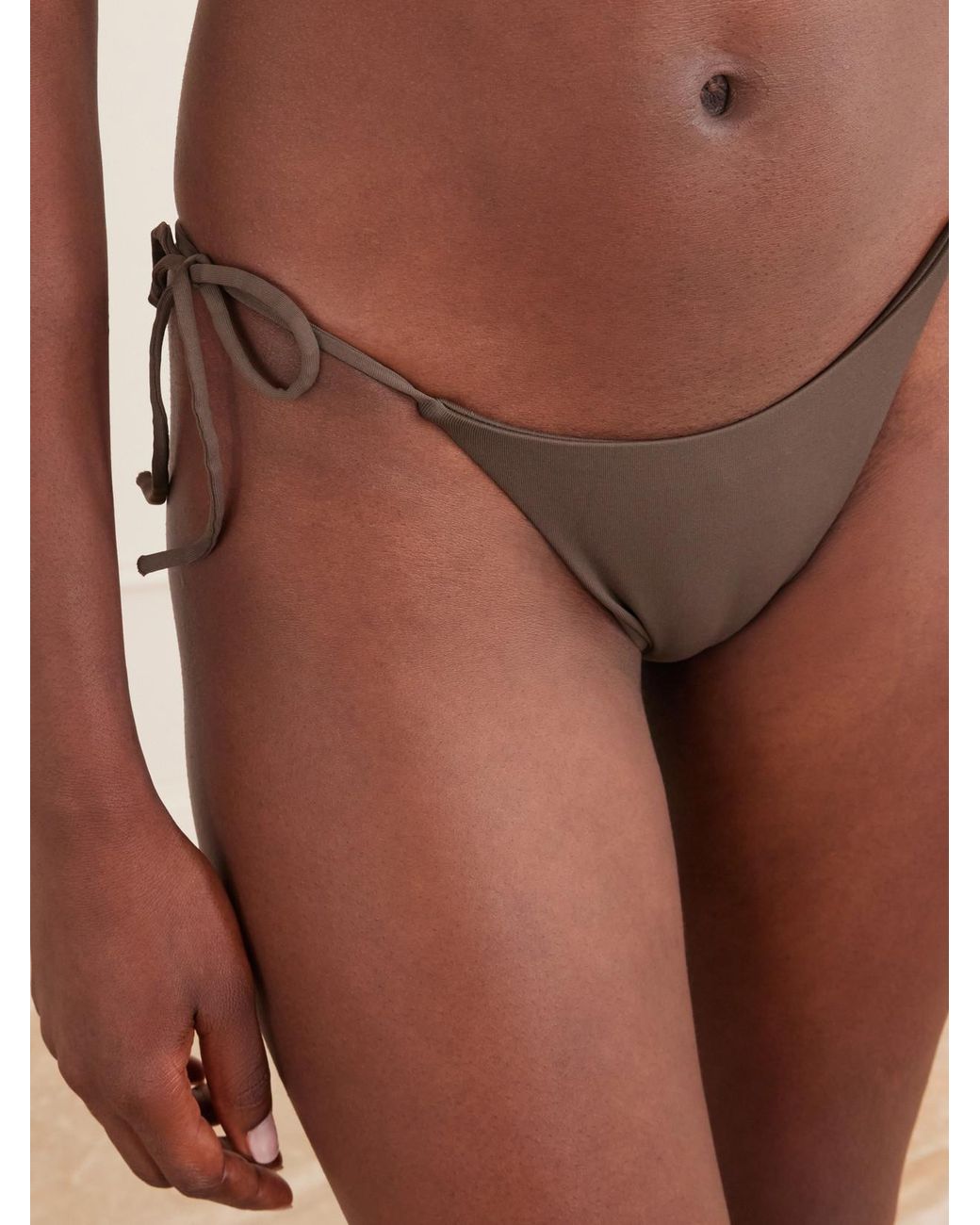 Magda Butrym Brown Stretch-Jersey Bikini Briefs