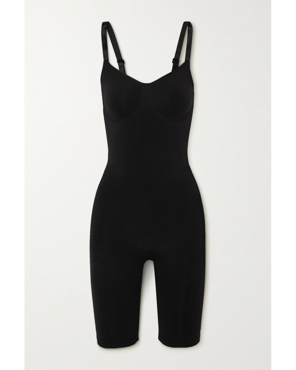 Skims Seamless Sculpt Low Back Bodysuit in Black Lyst