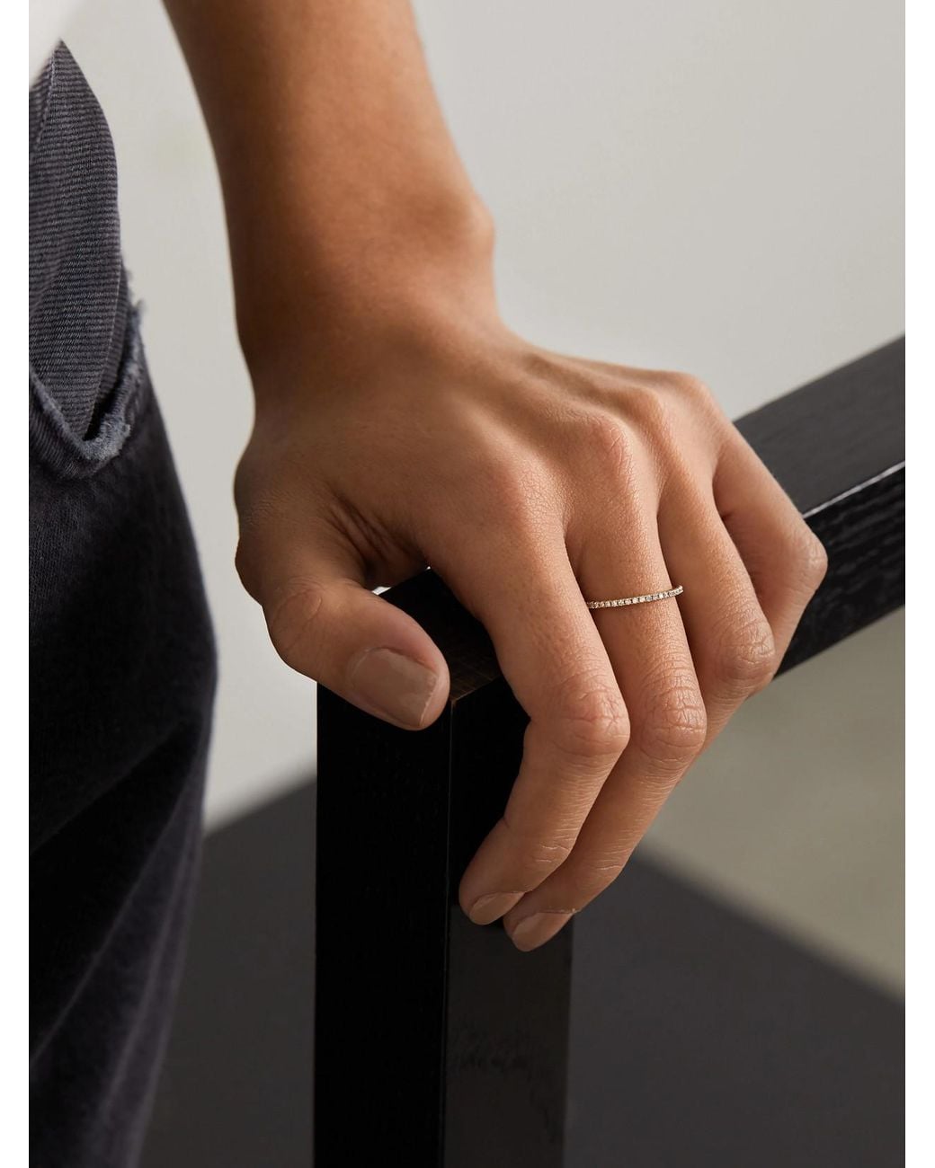 Anita Ko Natural Eternity 18-Karat Diamond Ring
