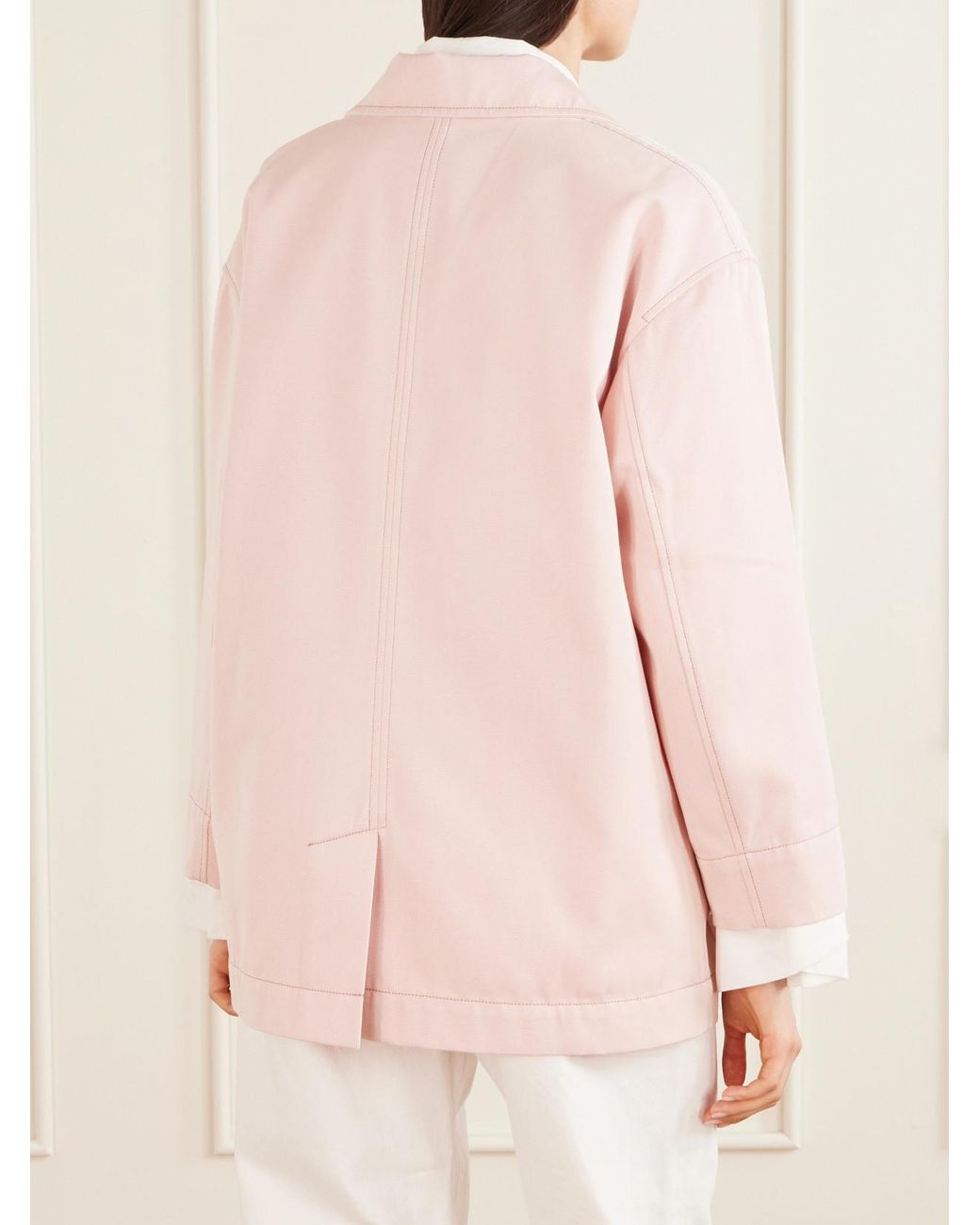 Maison Mayle Pink James Cotton Twill Jacket