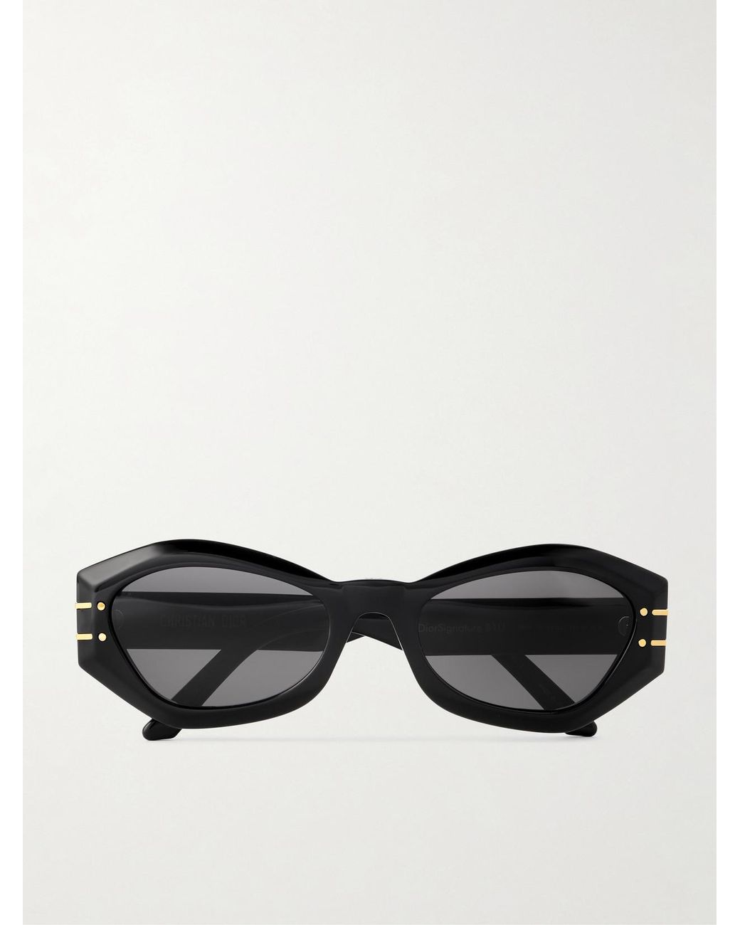Dior Black Diorsignature B1U Cat-Eye Acetate Sunglasses