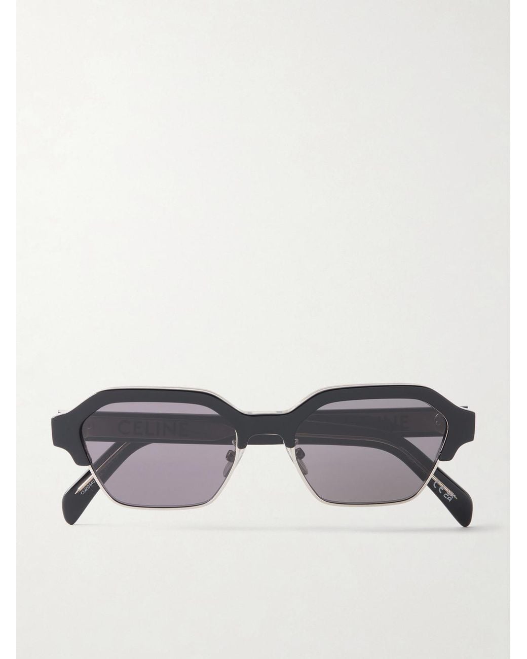 Céline Black Square-Frame Acetate Sunglasses