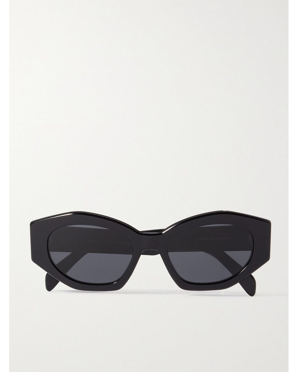 Céline Black Triomphe Cat-Eye Acetate Sunglasses