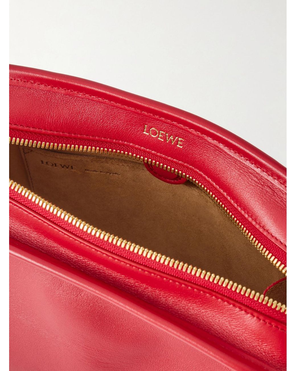 Loewe Red Amazona 180 Small Leather Top-Handle Bag
