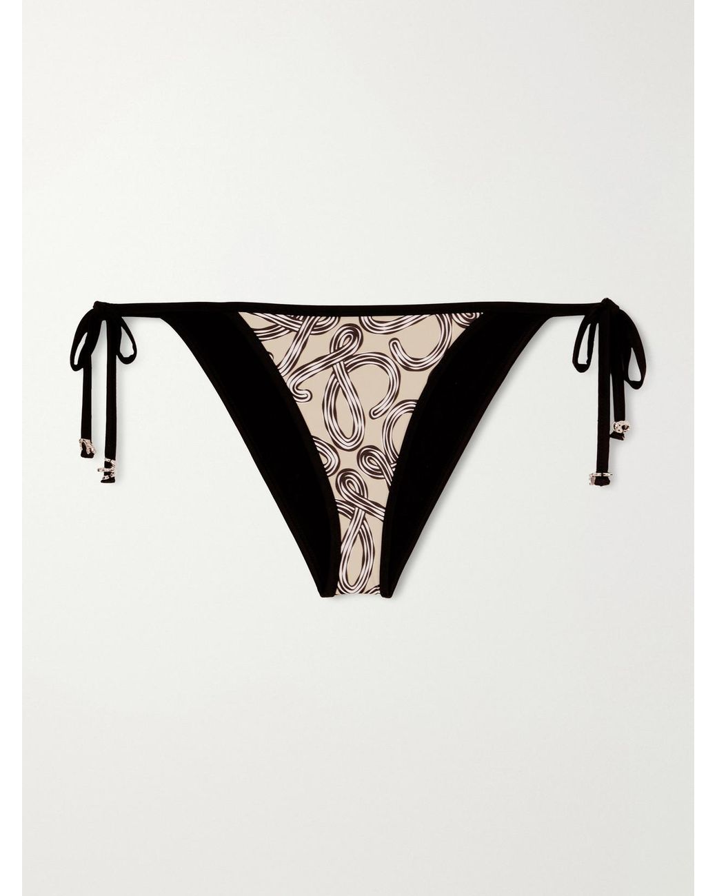 Loewe Black Paula's Ibiza Printed Bikini Briefs