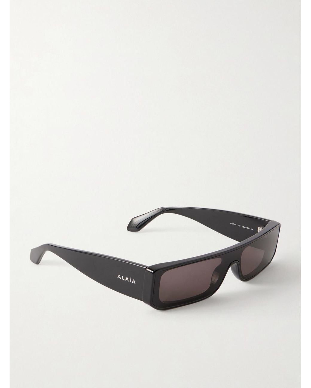 Alaïa Black Square-Frame Recycled-Acetate Sunglasses