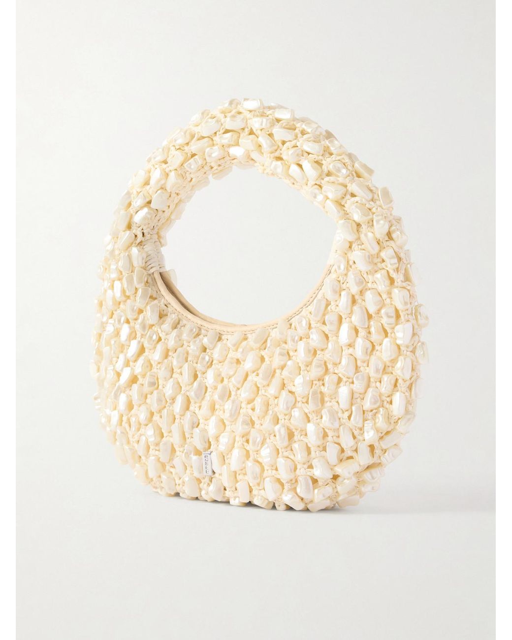 Staud Natural Reef Beaded Bag