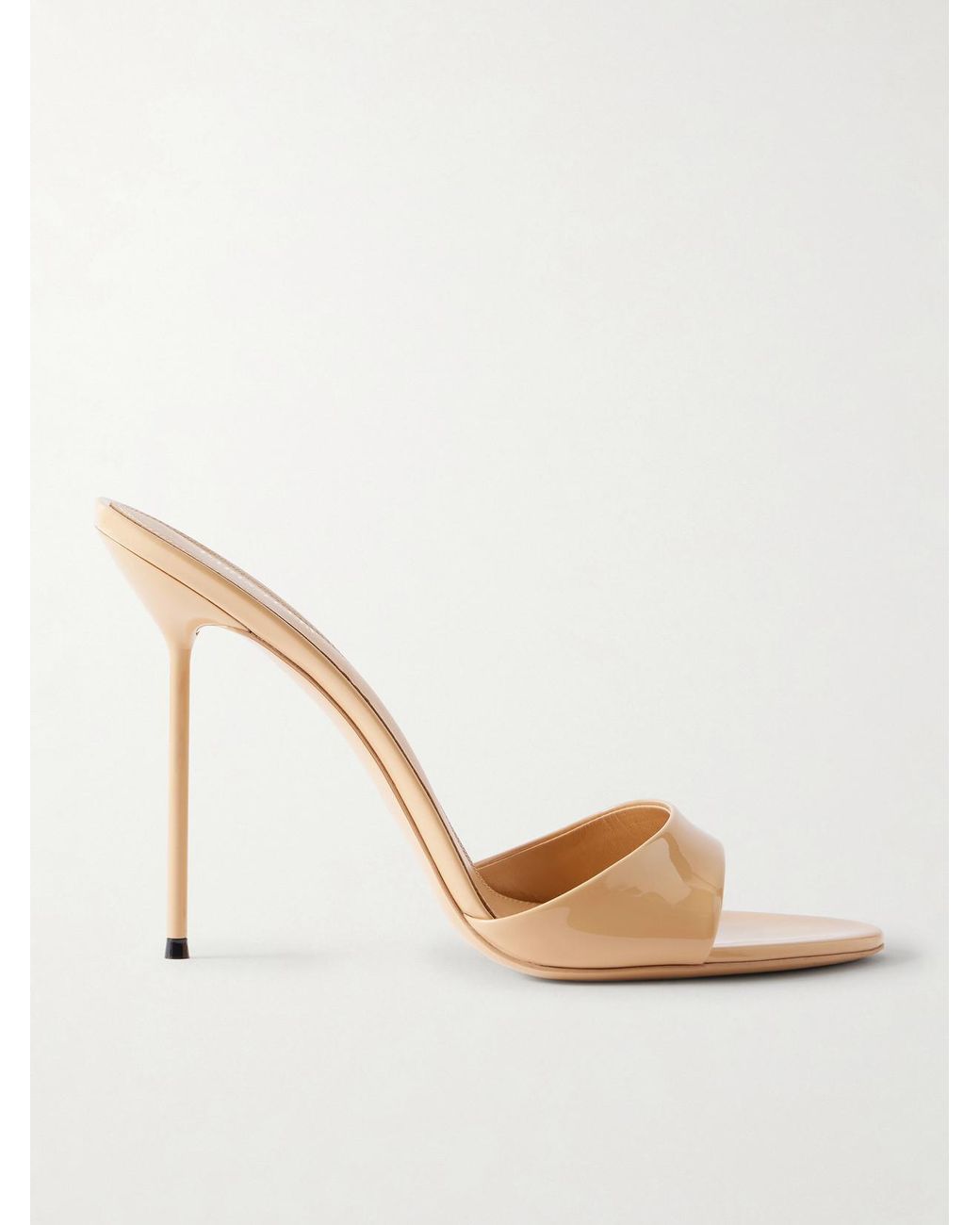 Paris Texas Natural Lidia 105 Patent-Leather Sandals