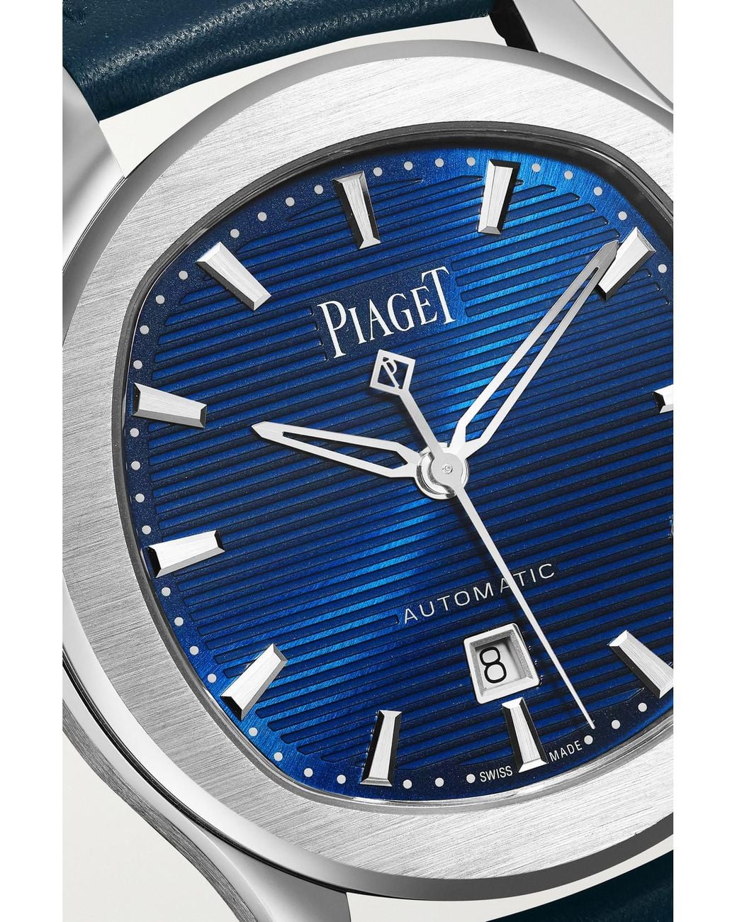 Piaget Blue Polo Date Automatic Stainless Steel Watch