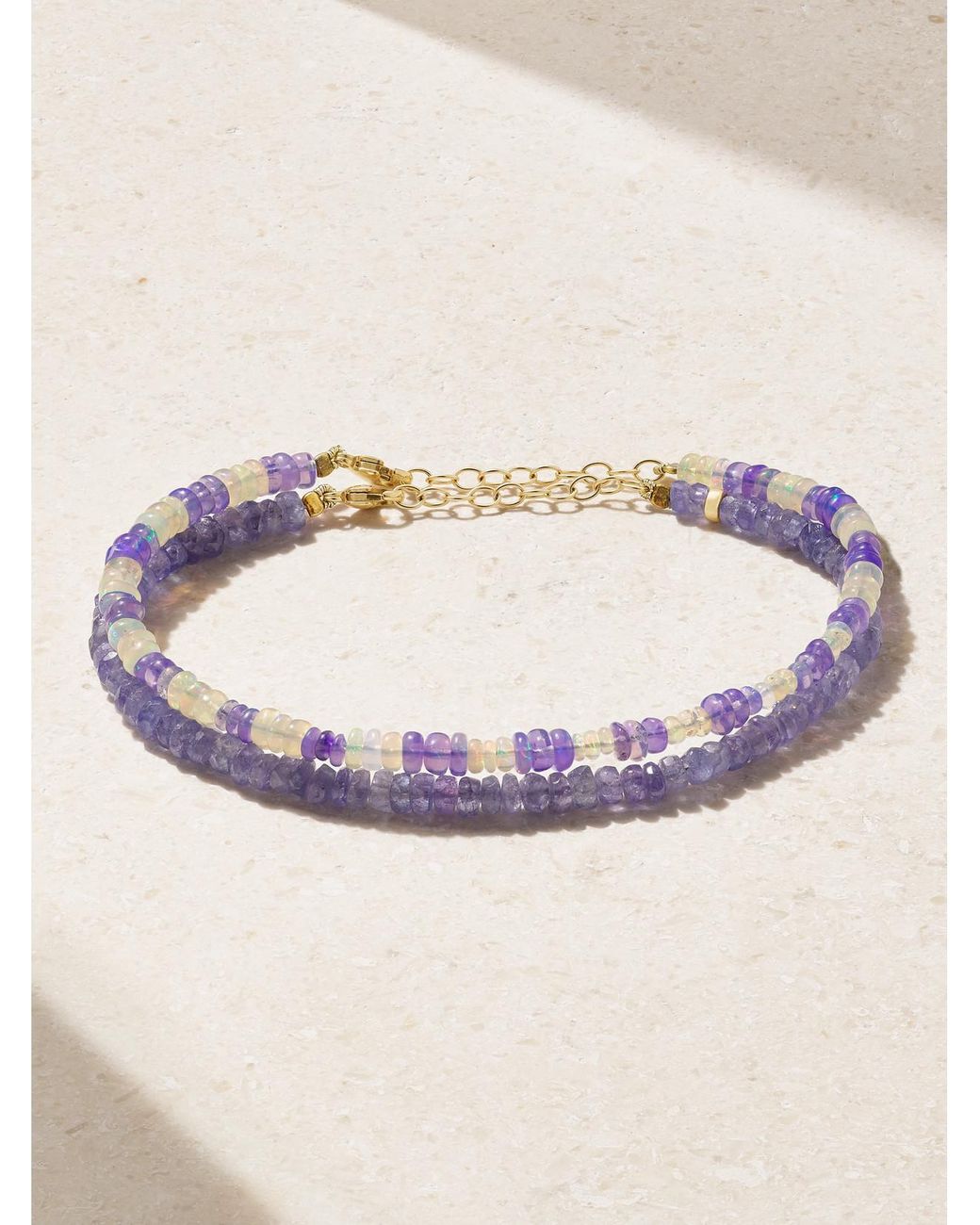 JIA JIA Pink Set Of Two, Tanzanite And Opal Bracelets