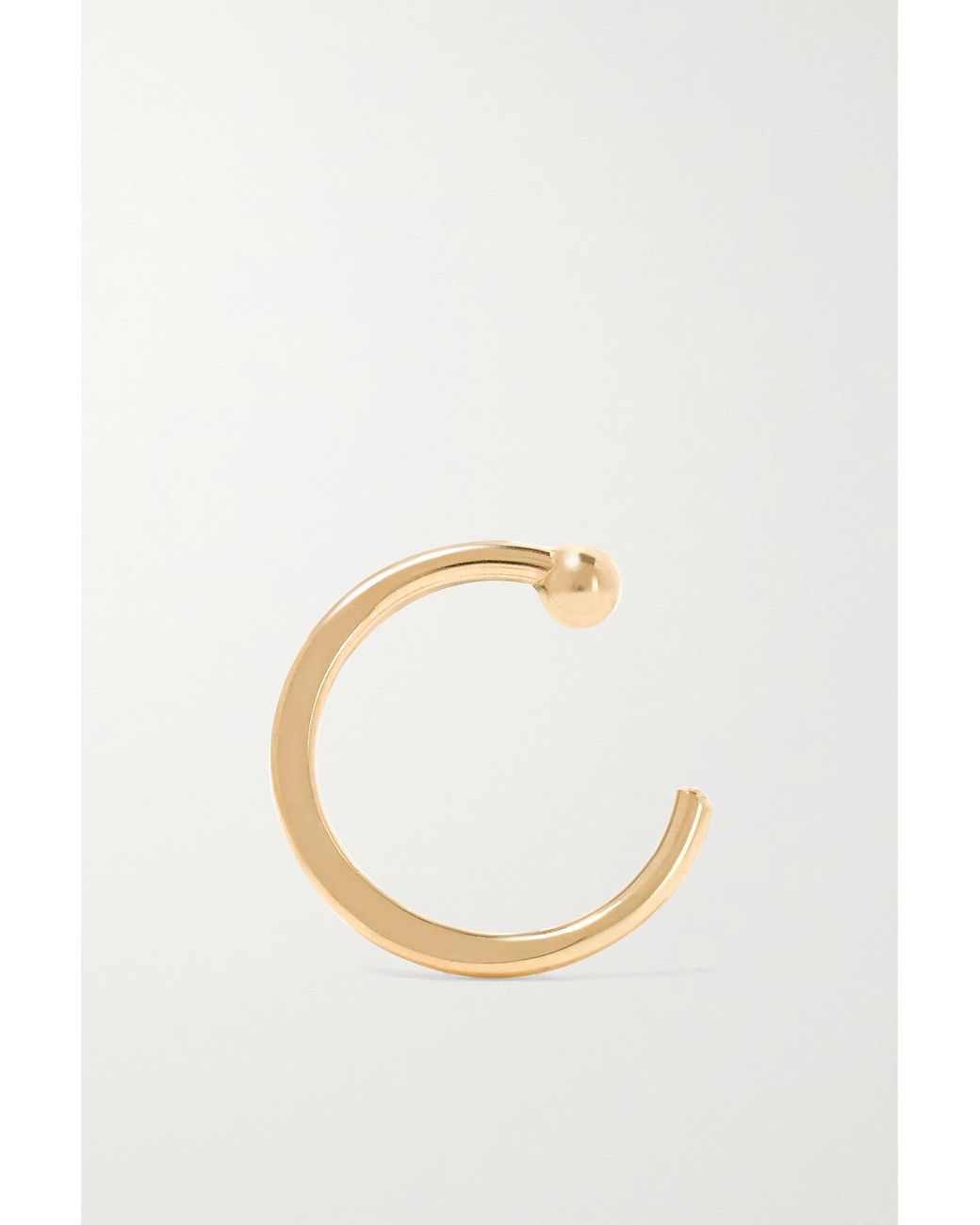 Melissa Joy Manning Metallic 14-Karat Hoop Earrings