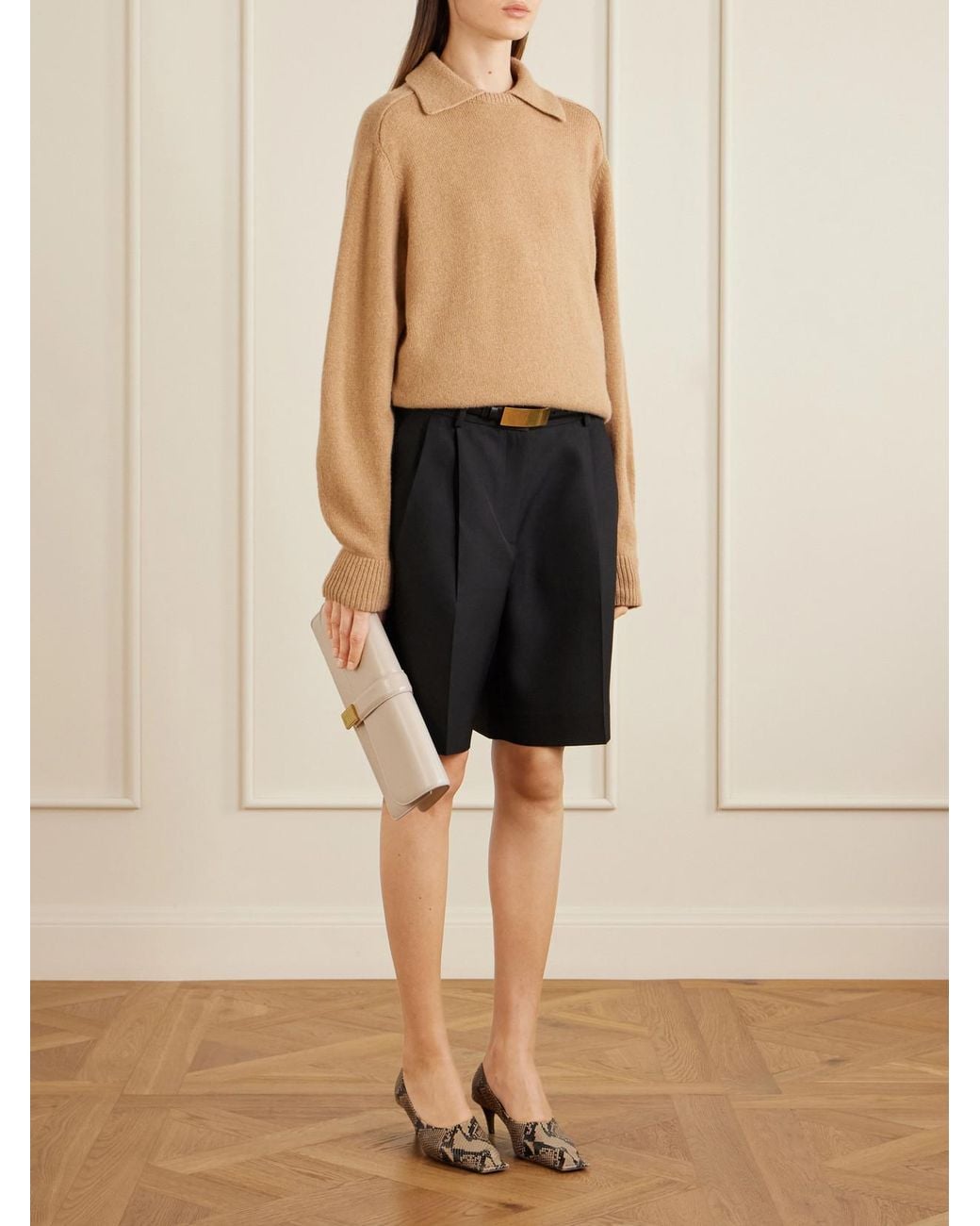Khaite Natural Jackson Wool And Cashmere-Blend Sweater