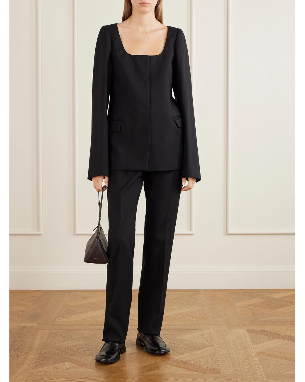 Calvin Klein Black Lido Leather Loafers