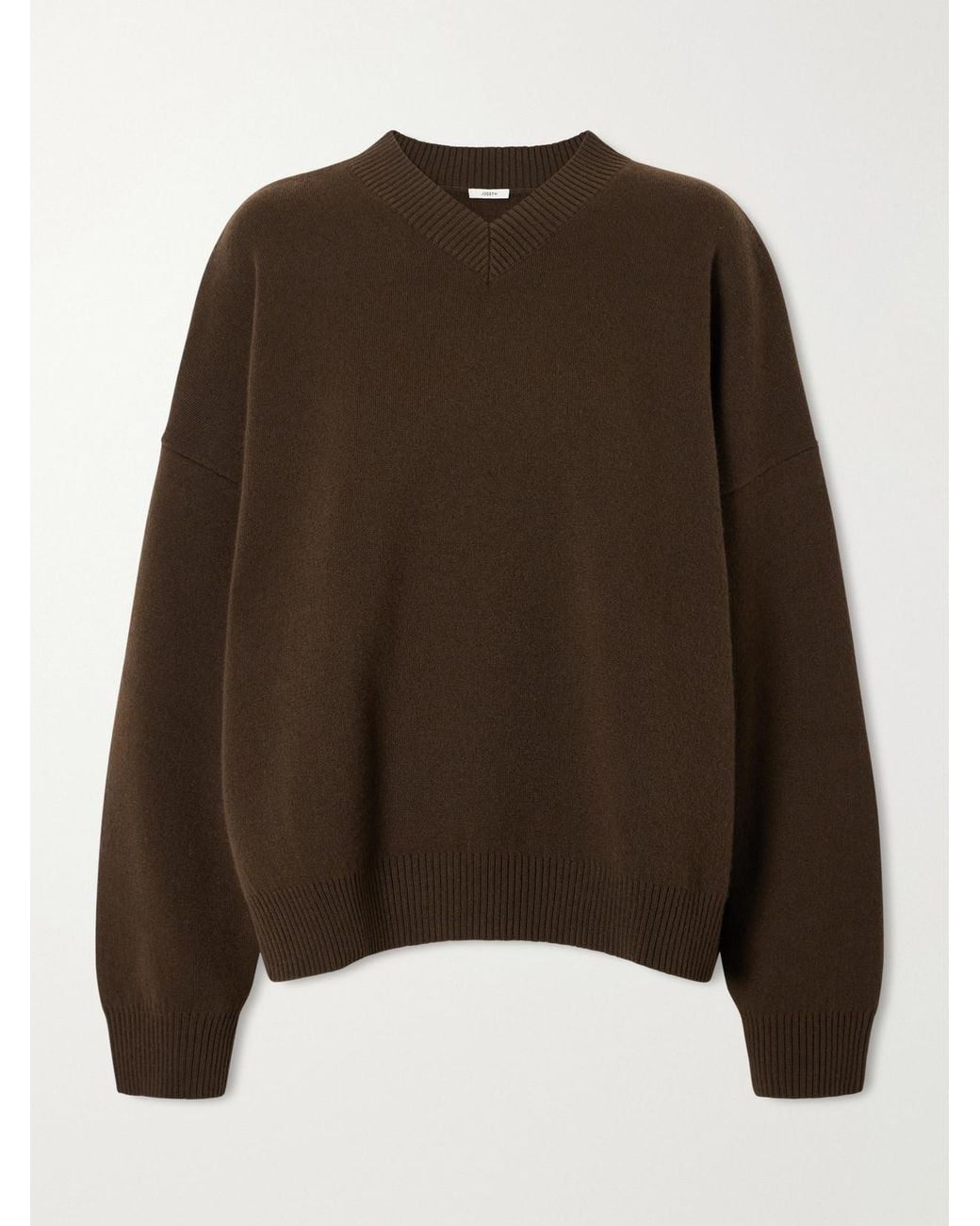 Joseph Brown Lily Cashmere-Blend Sweater