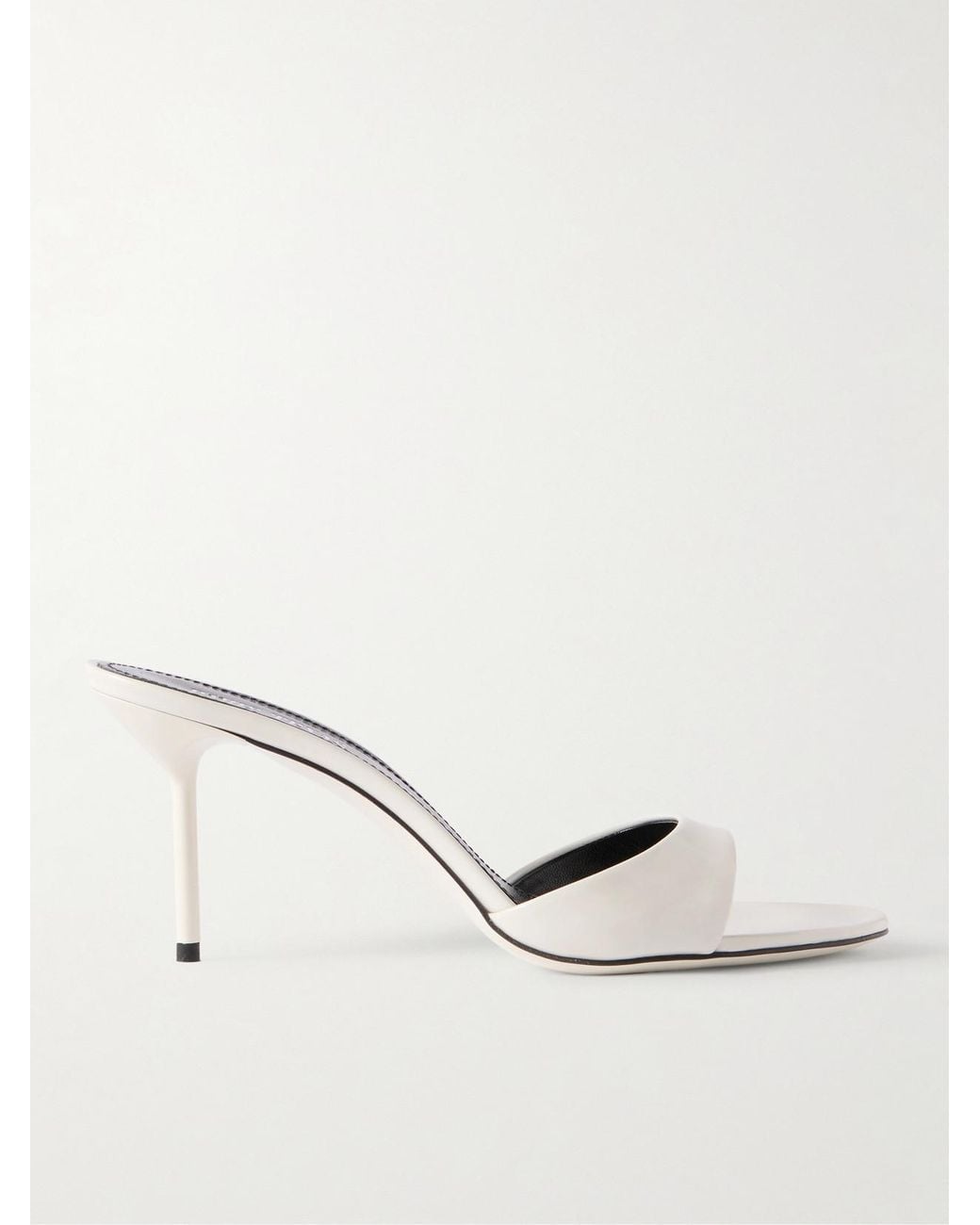 Paris Texas Natural Lidia 70 Patent-Leather Sandals