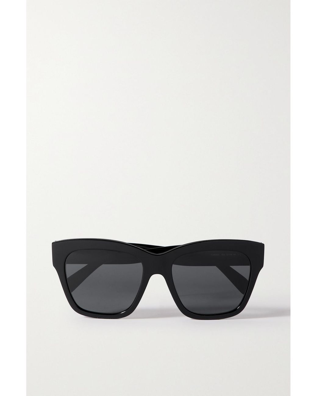 Celine Triomphe Square-frame Acetate Sunglasses in Black | Lyst