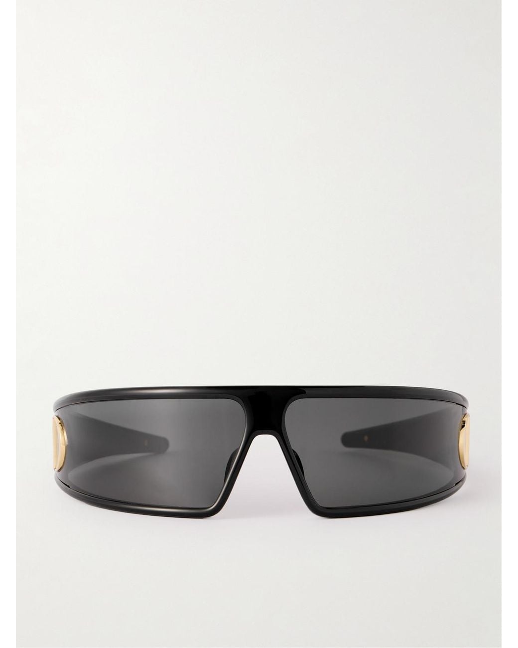 Dior Gray Verydior M1U Wrap-Around Acetate Sunglasses