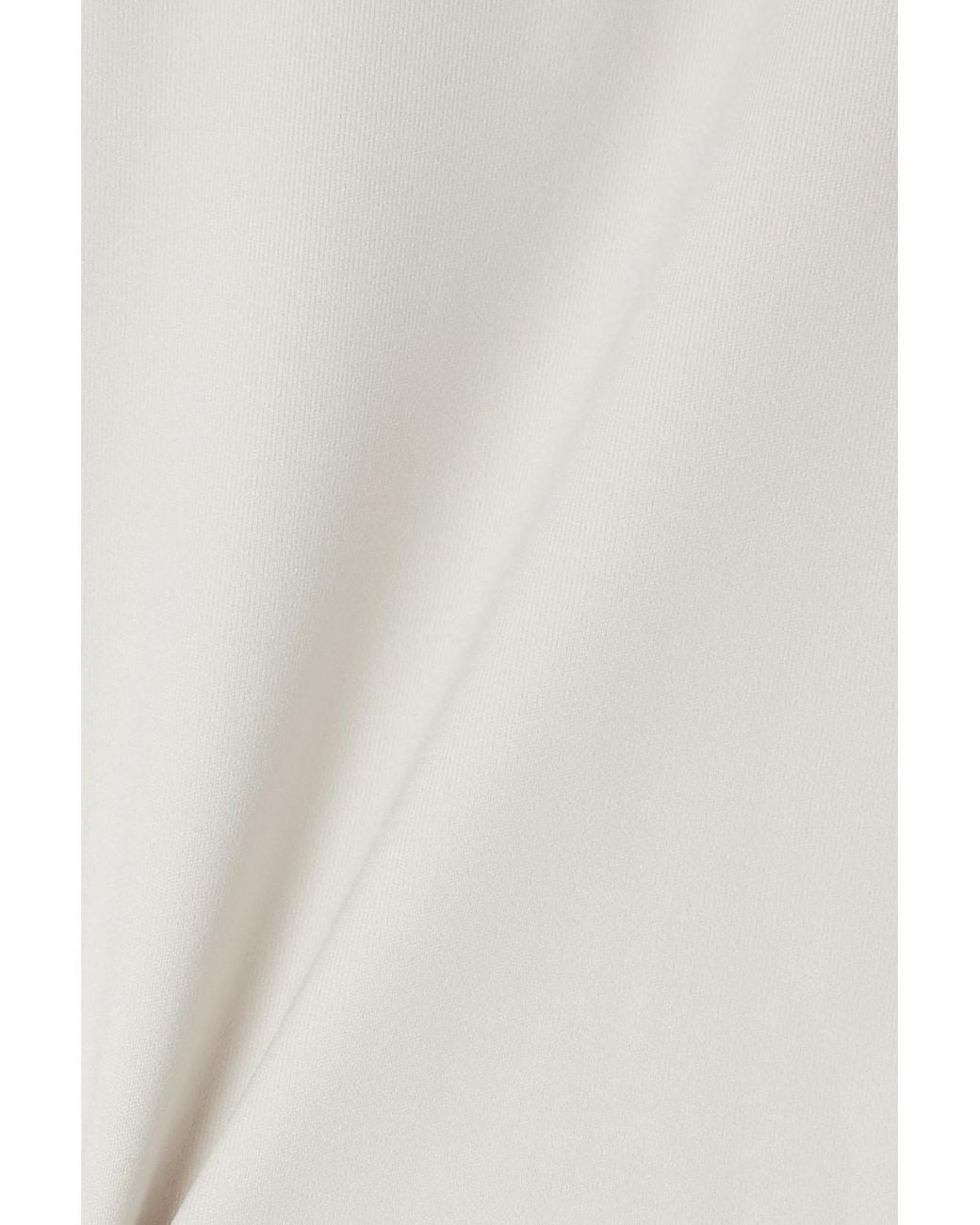 Moncler White Printed Stretch-Jersey Leggings