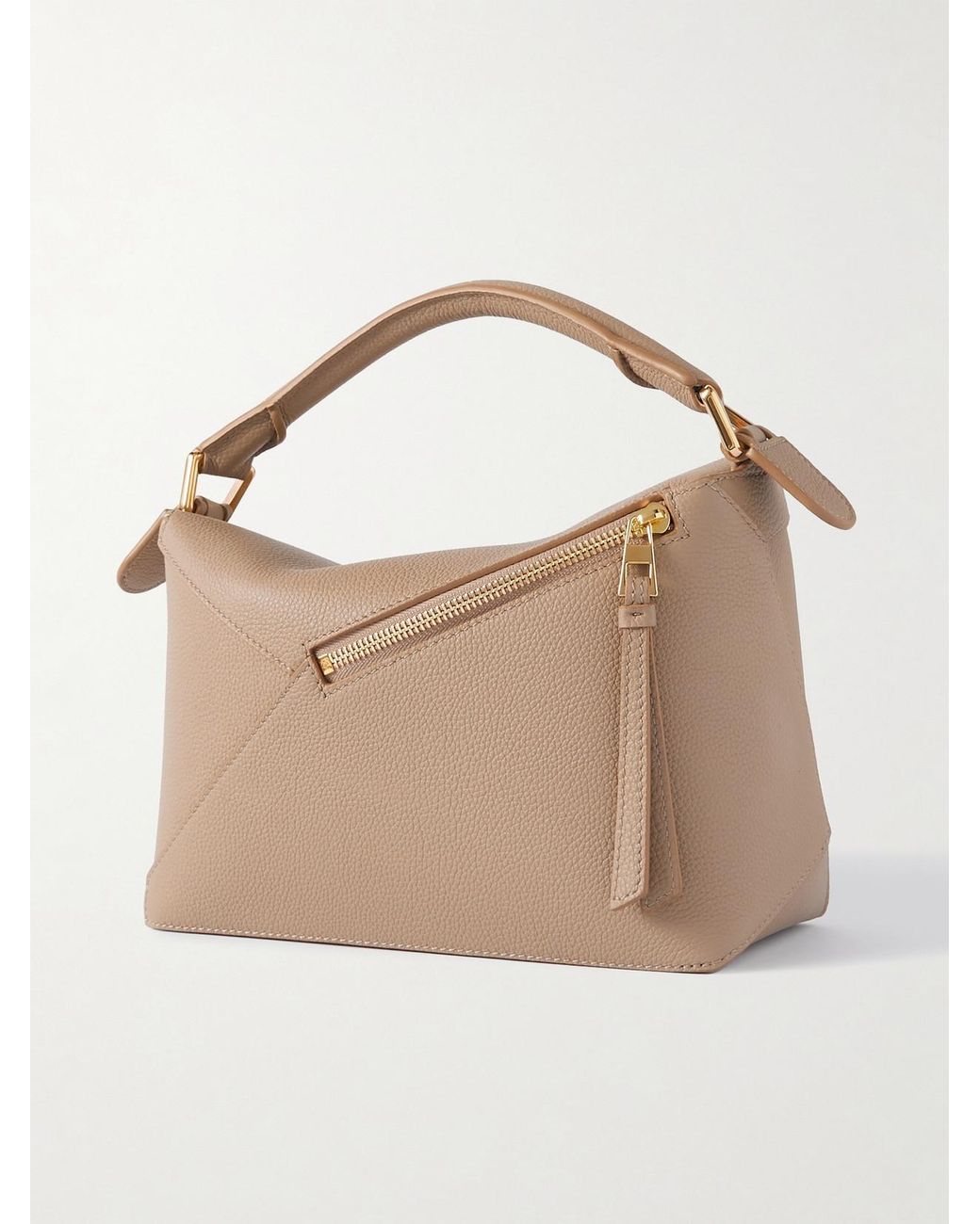 Loewe Natural Puzzle Leather Shoulder Bag