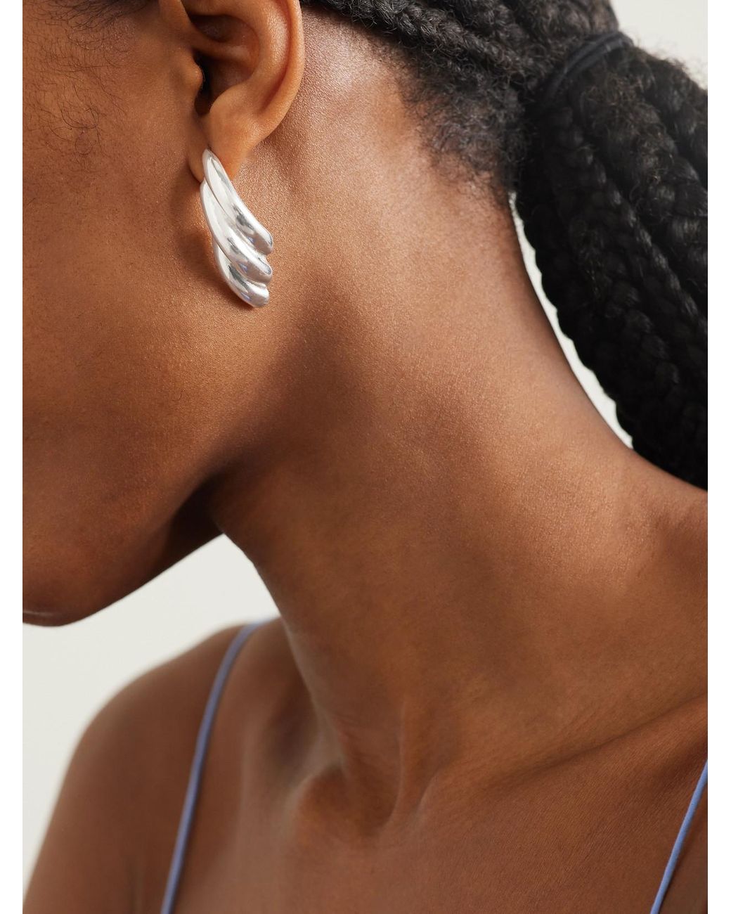 YSSO White Kombos Ohrringe Aus