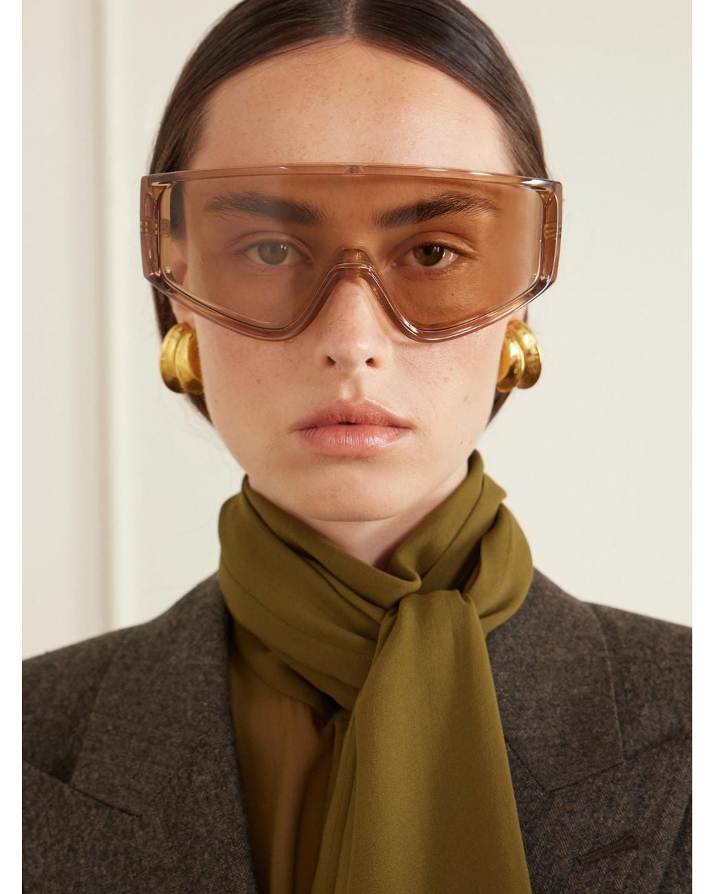 Saint Laurent Natural Sl 969 D-Frame Injected Sunglasses