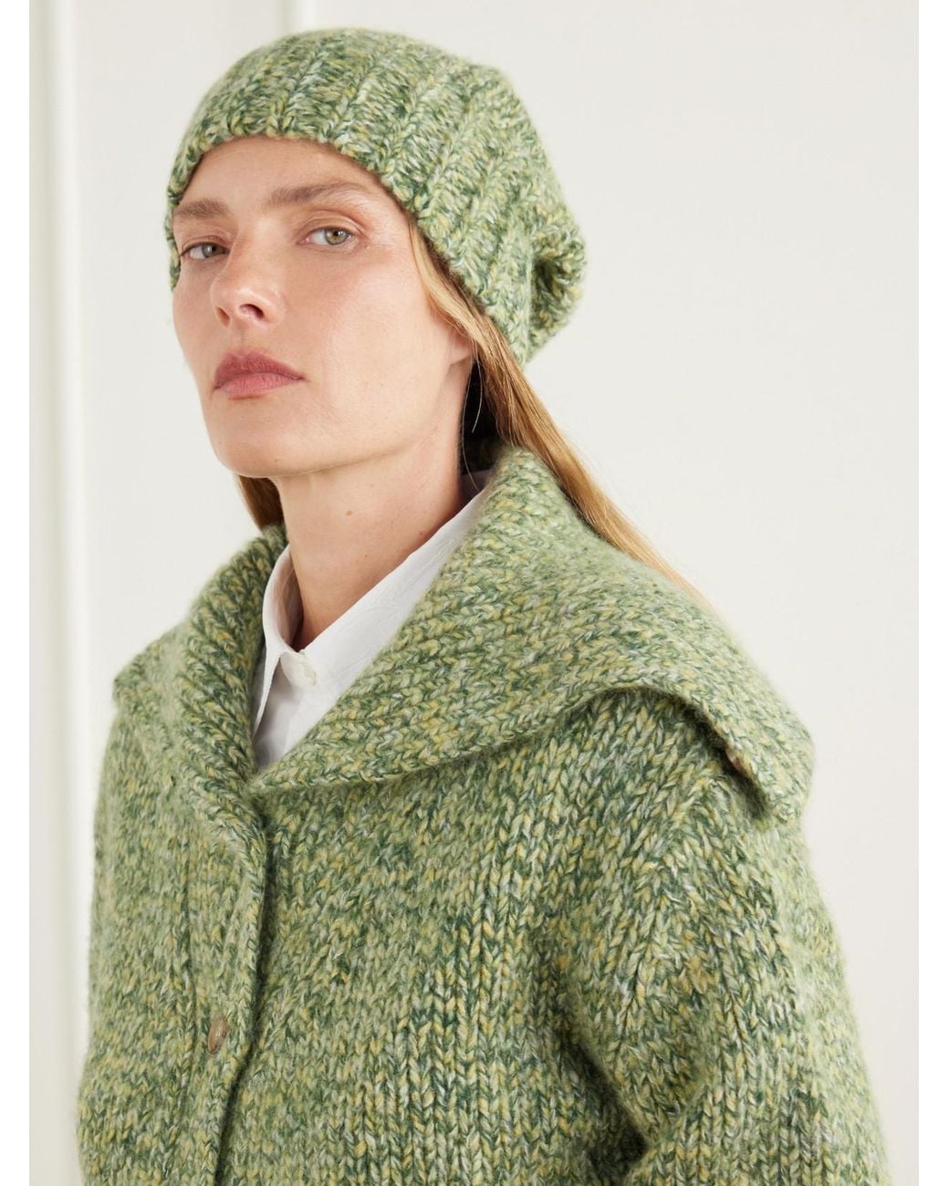 arch4 Green Valerio Cashmere Beanie