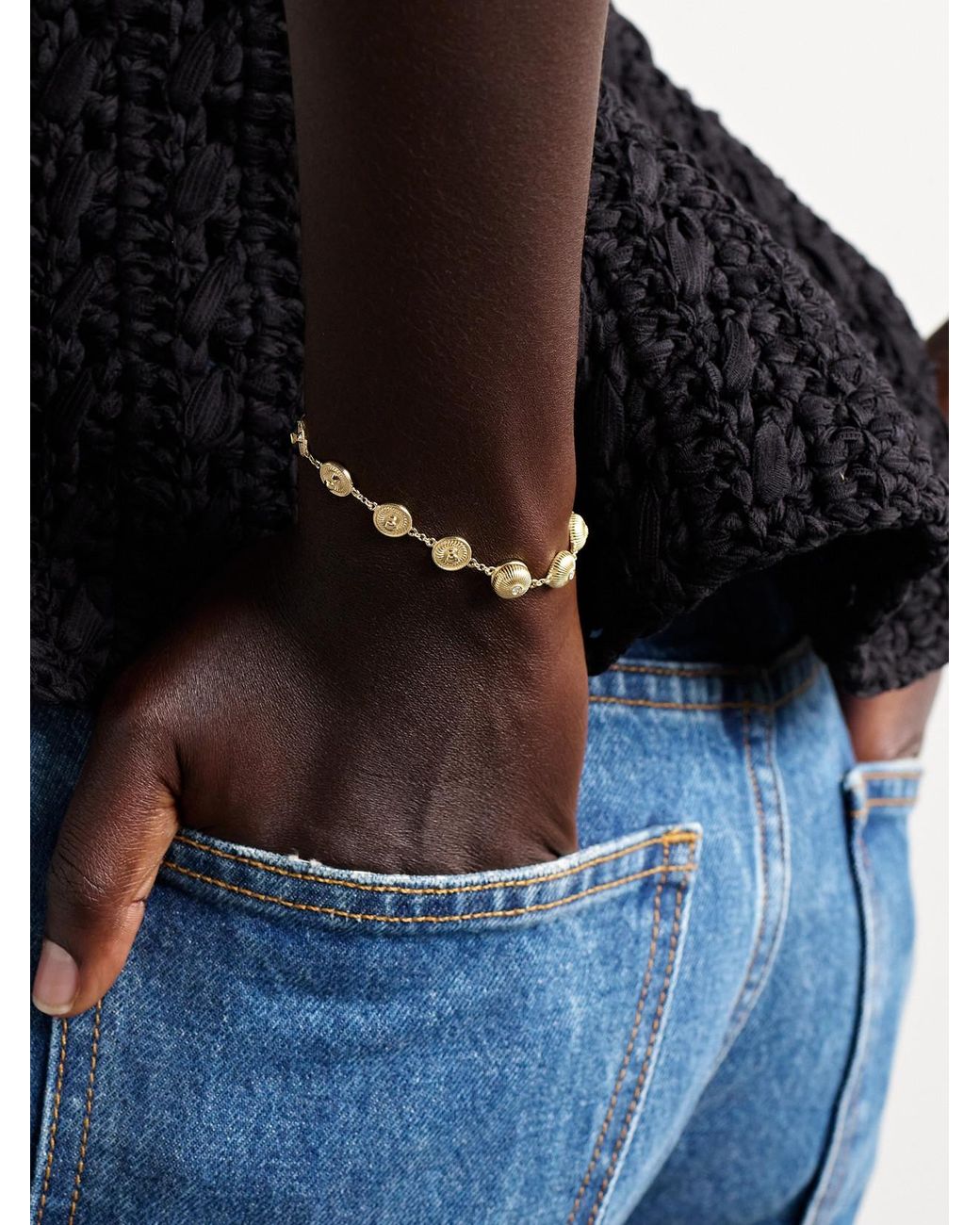 Yvonne Léon Natural 9-Karat Diamond Bracelet