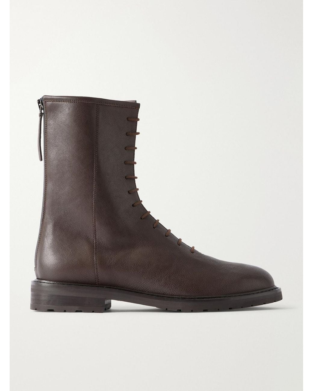 LEGRES Brown 08 Leather Ankle Boots