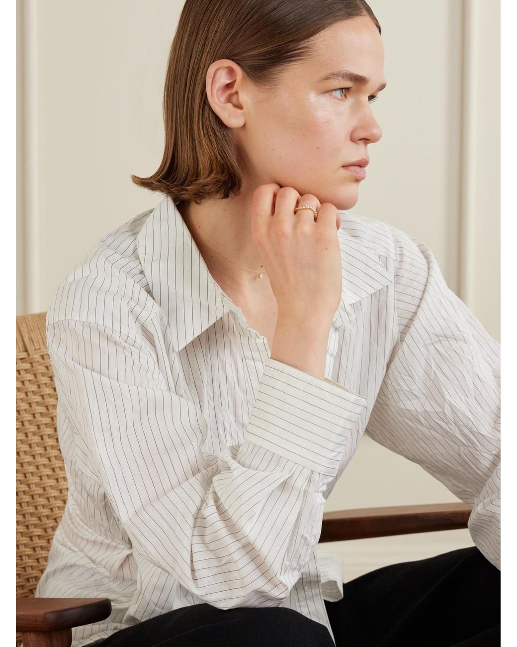 Sophie Bille Brahe Natural Sky Classic 18-Karat Recycled Diamond Ring