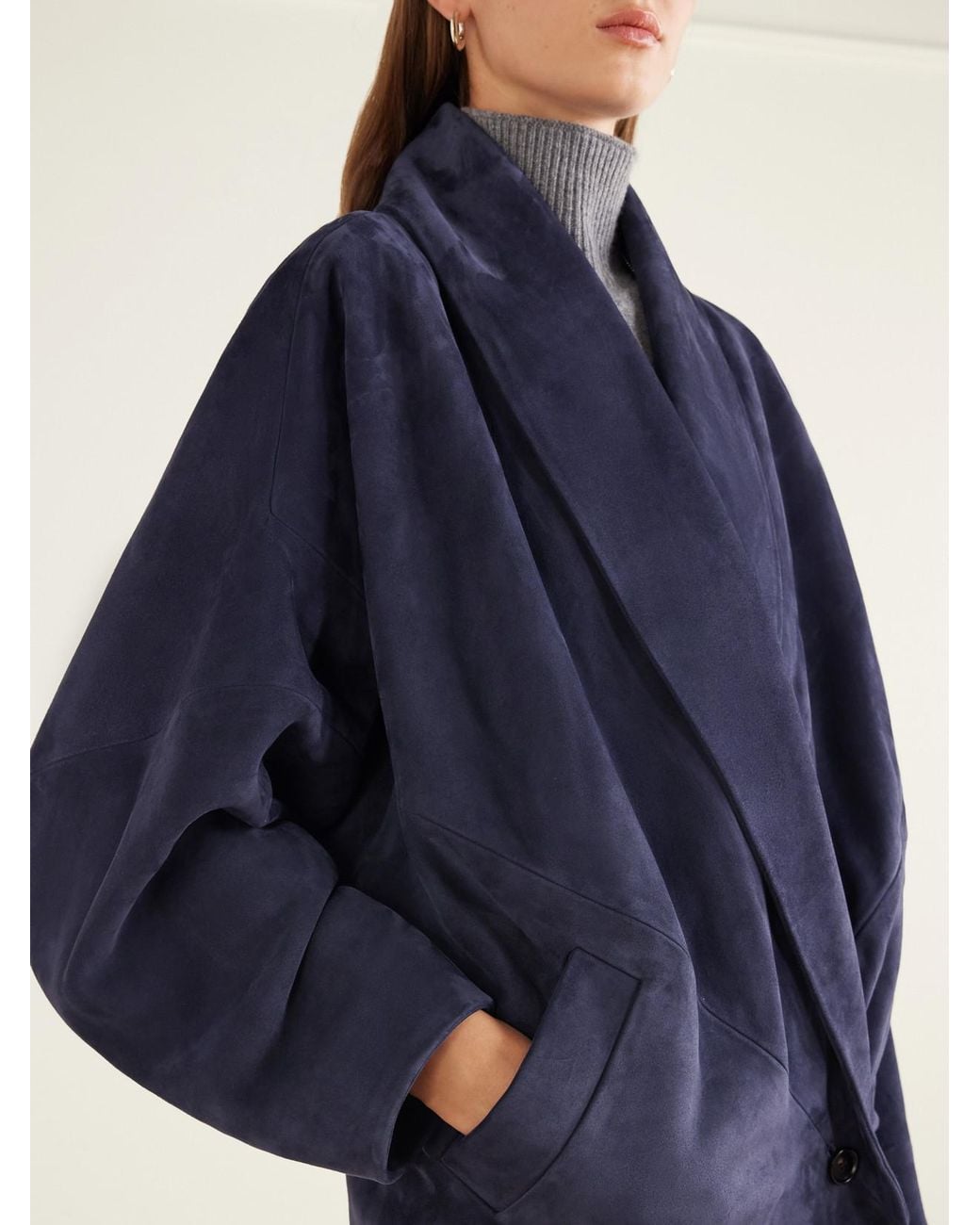 Co. Blue Suede Jacket