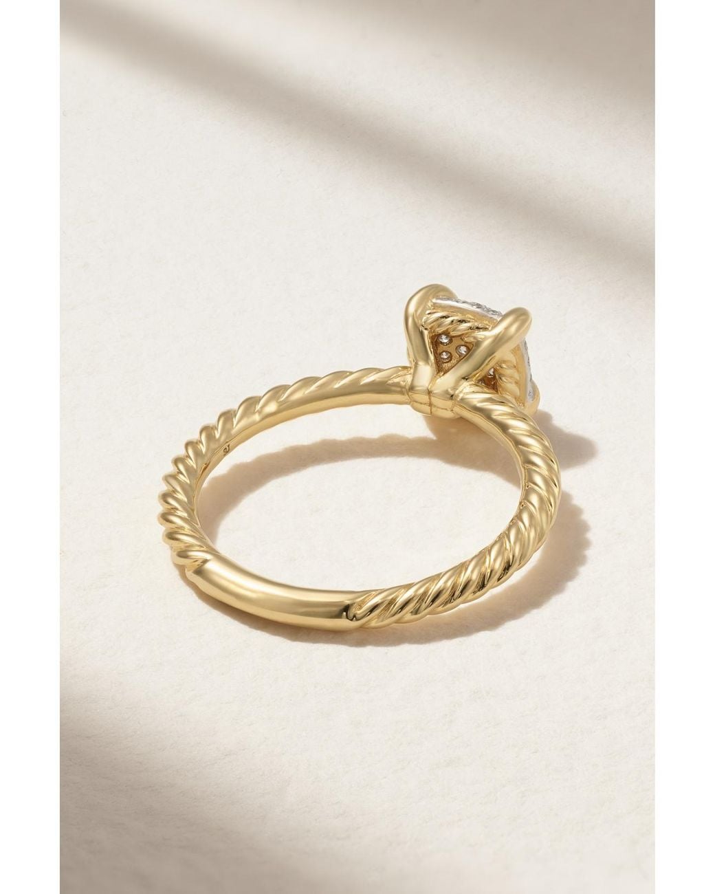 David Yurman Natural Chatelaine 18-Karat Diamond Ring