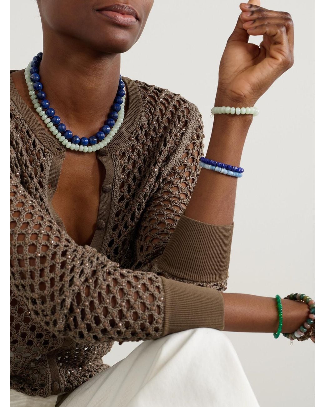 JIA JIA Blue Lapis Lazuli Necklace