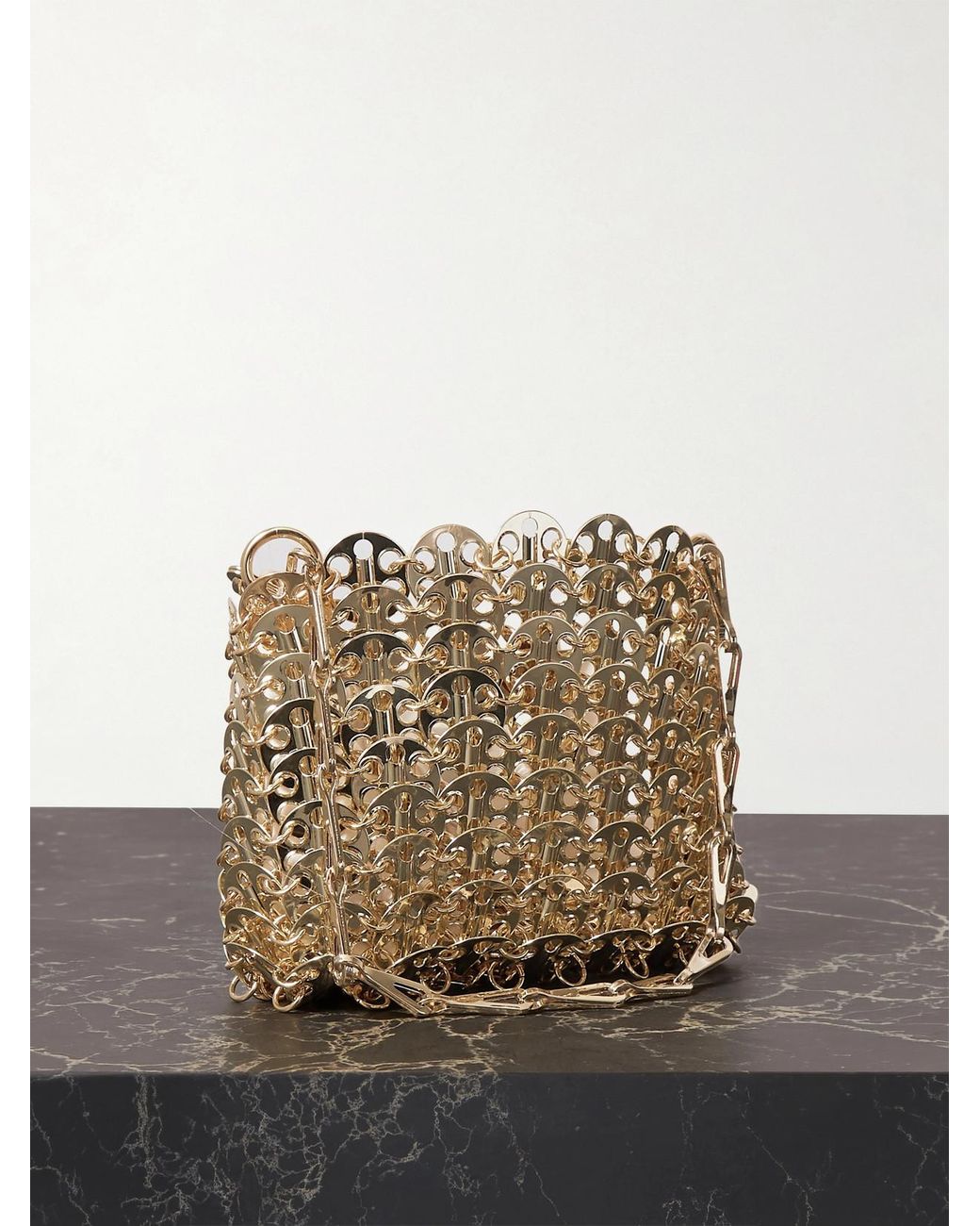 Rabanne Natural 1969 Nano Chainmail Shoulder Bag
