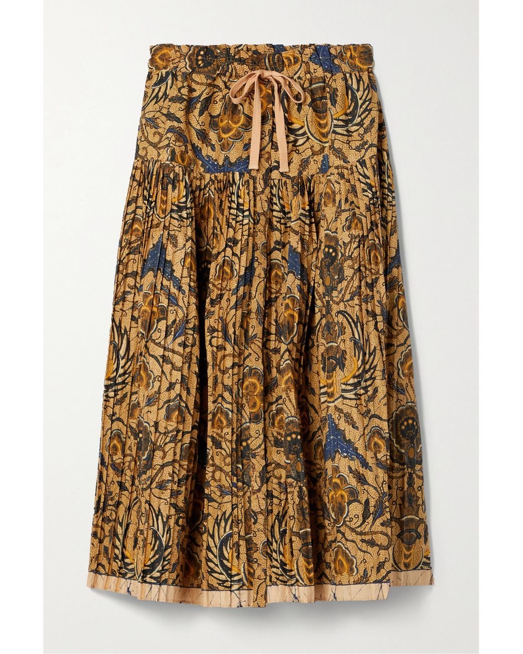 Ulla johnson chantal floral maxi skirt cheap