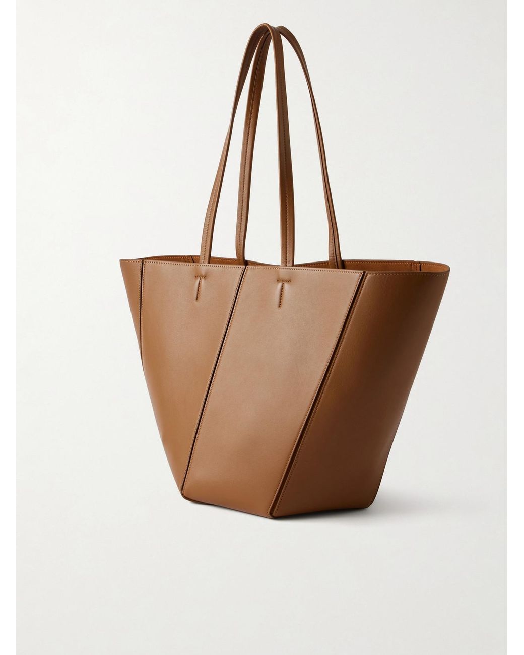 Proenza Schouler Brown Hex Leather Tote