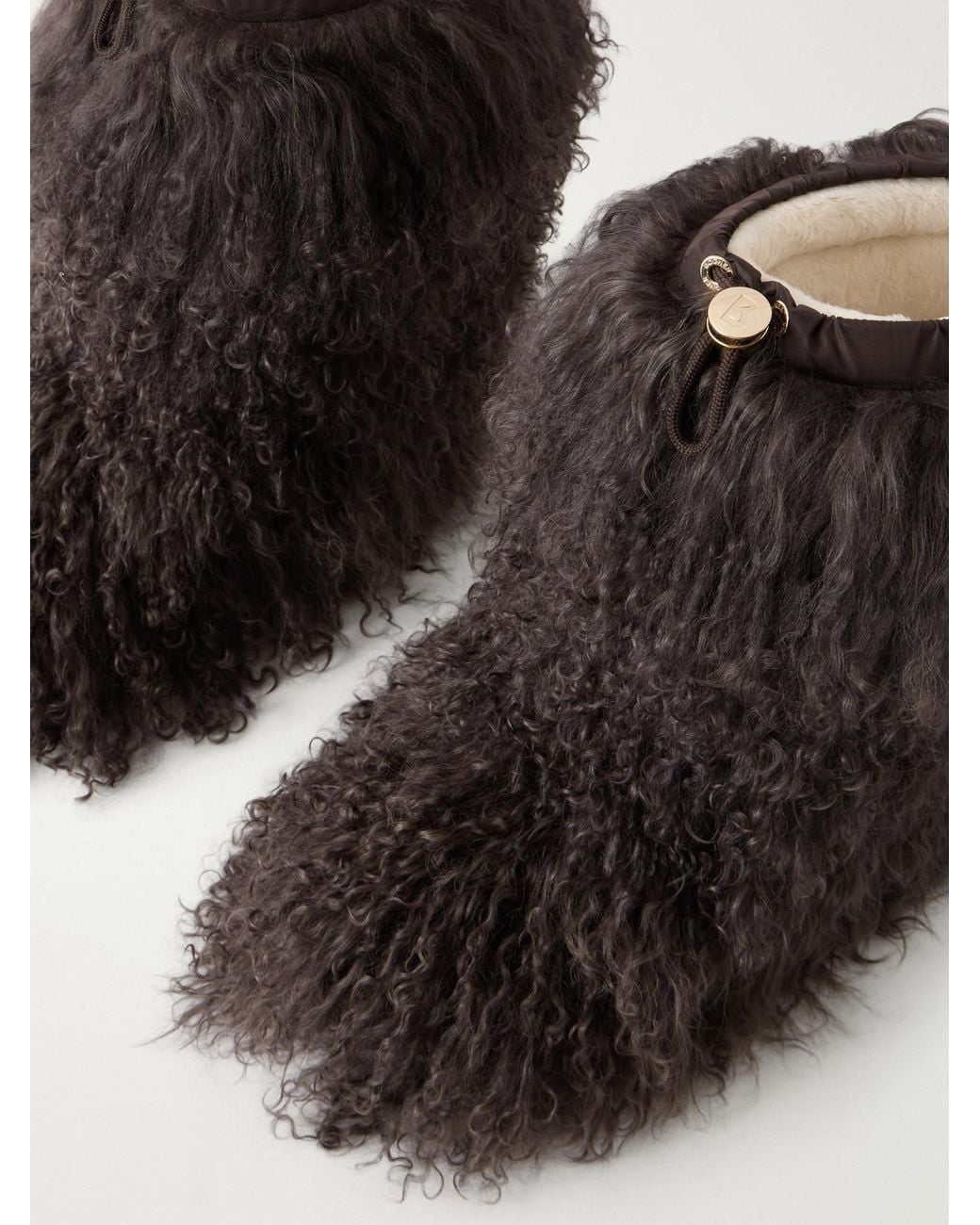 Bogner Black Les Arcs 10 Shearling Ankle Boots