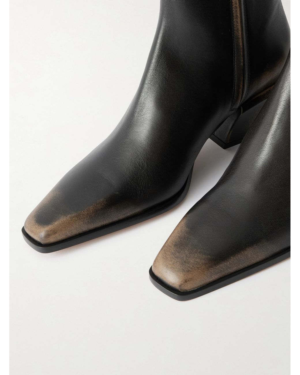 Paris Texas Black Bettina 50 Leather Ankle Boots