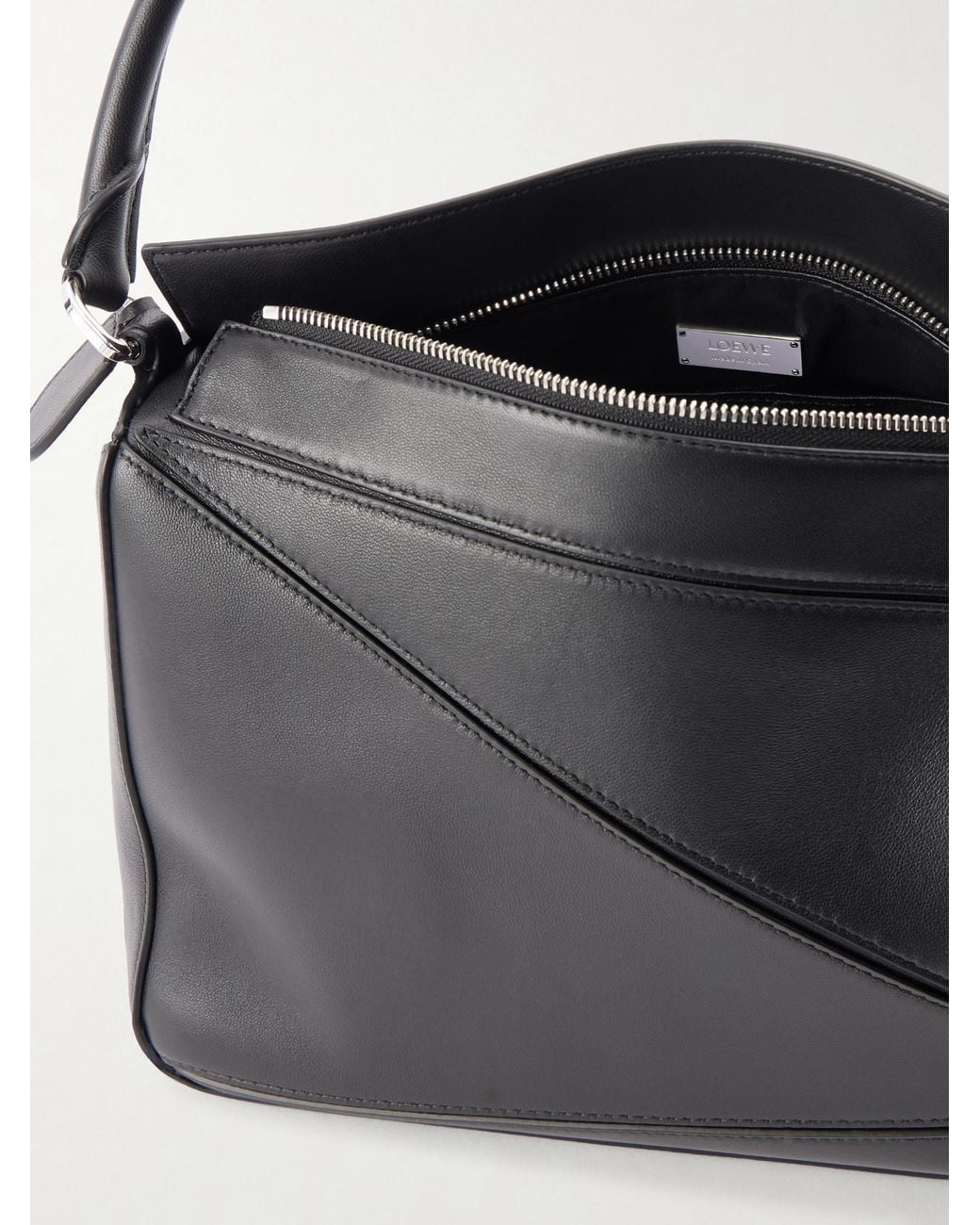 Loewe Black Paula's Ibiza Puzzle Small Leather Shoulder Bag