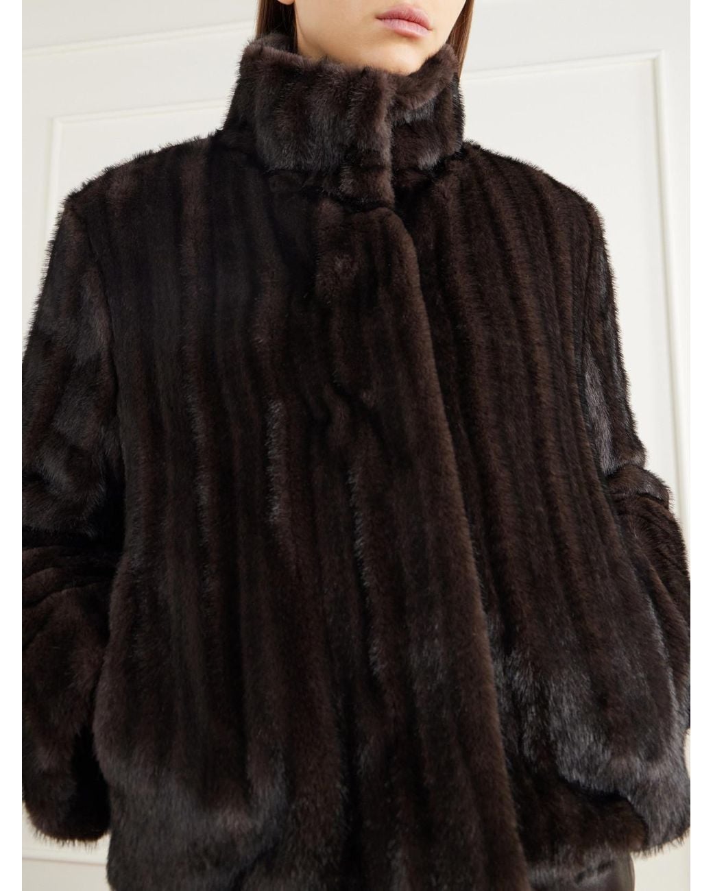 Jonathan Simkhai Black Sudie Plush Jacket