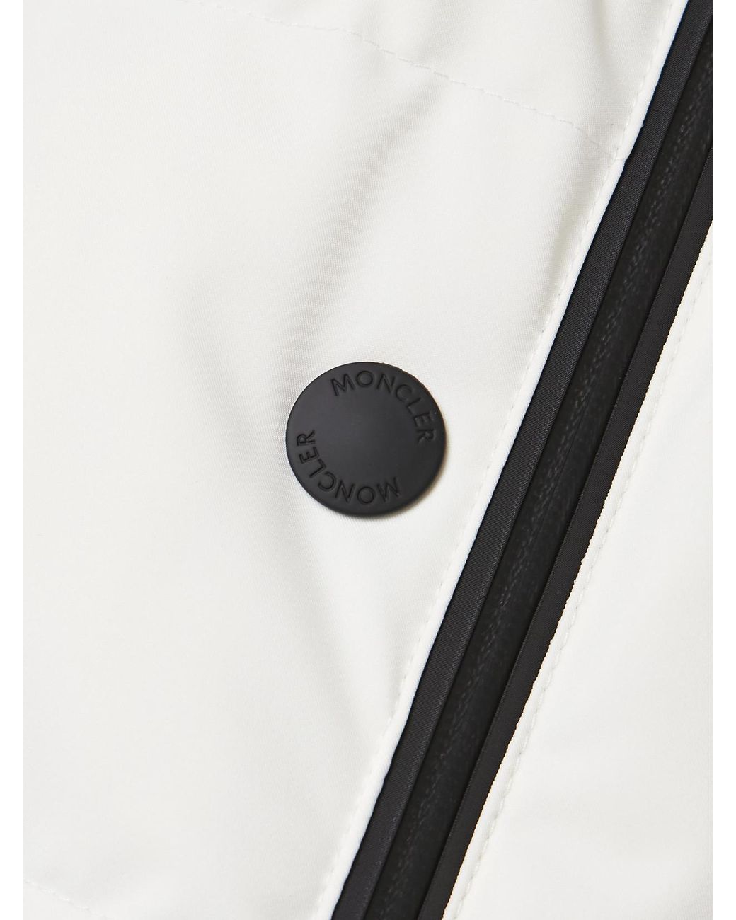 Moncler Black Guyane Hooded Quilted Down Ski Jacket