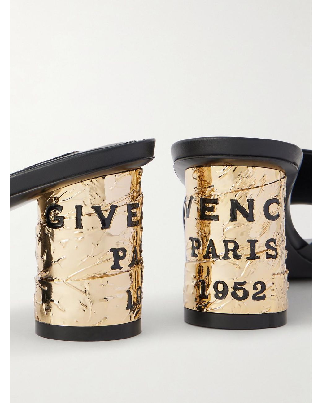 Givenchy Natural Tape Leather Mules